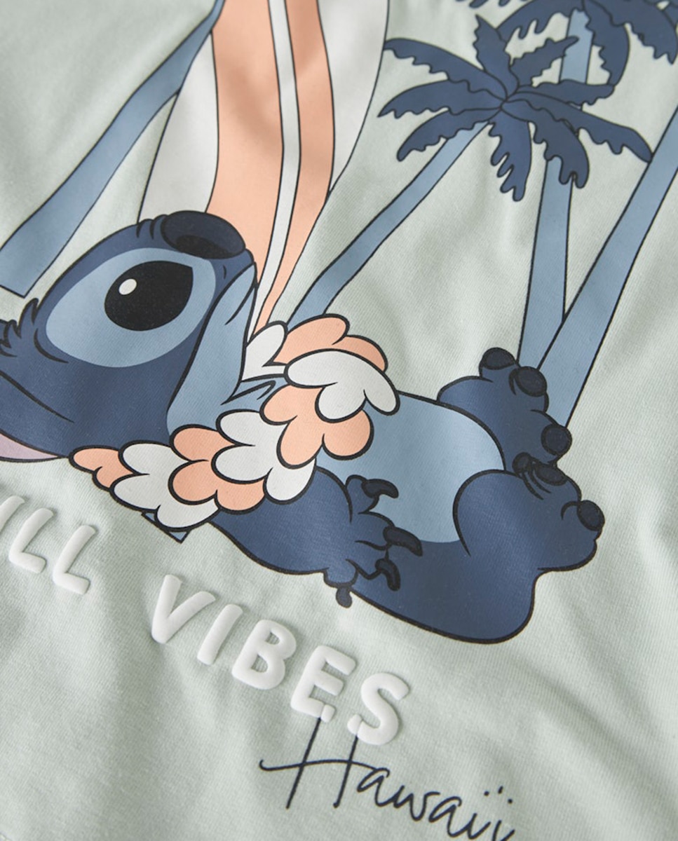 T-shirt Stitch Verde-3