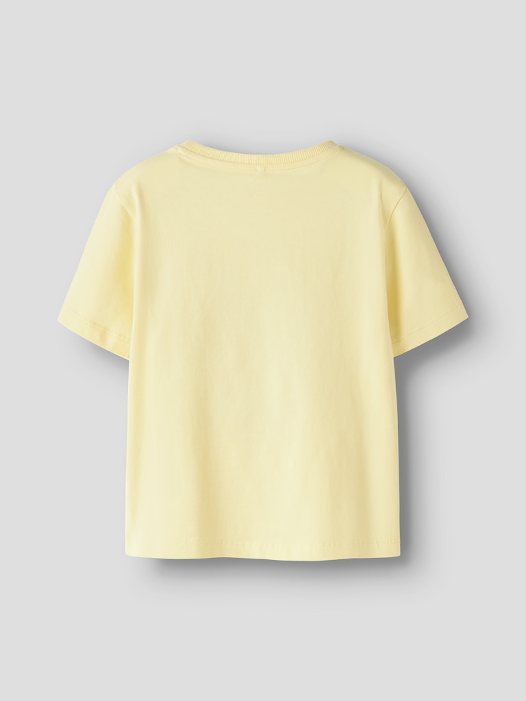 T-shirt de manga curta name it Creme-2