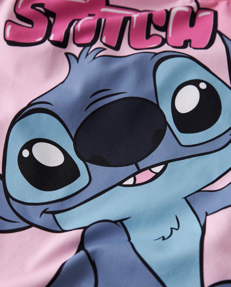 Fato de Banho de Stitch Rosa-3