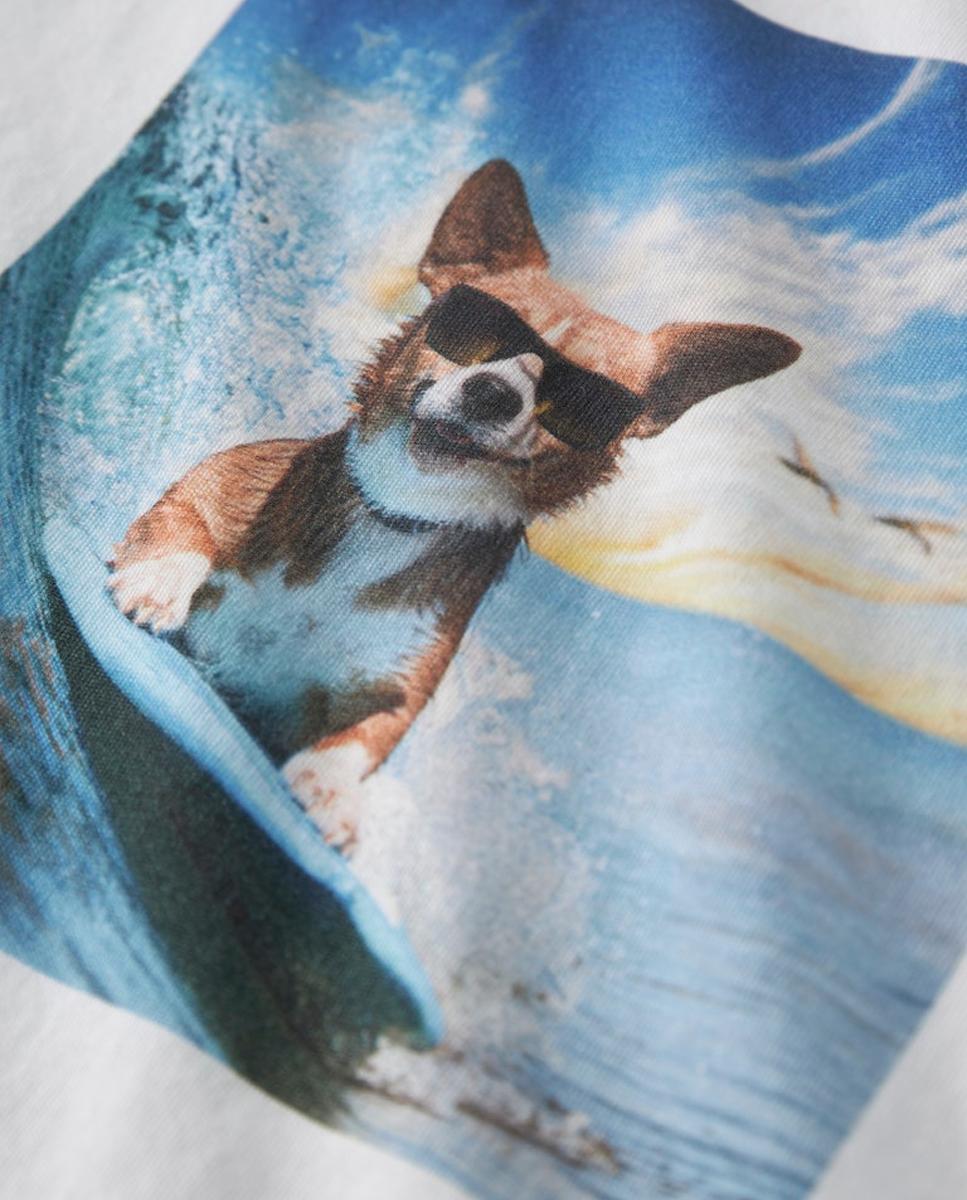 T-shirt com manga curta name it Branco-3