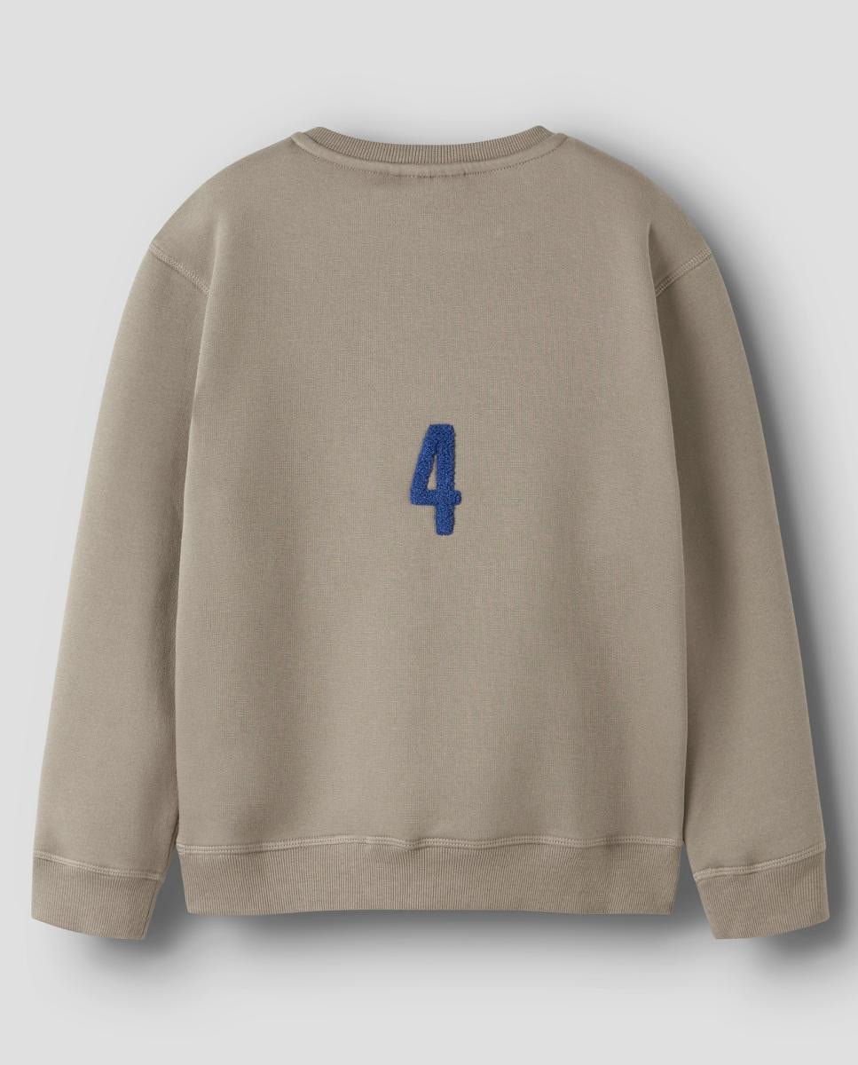 Sweatshirt Minimalista Cinzento-2