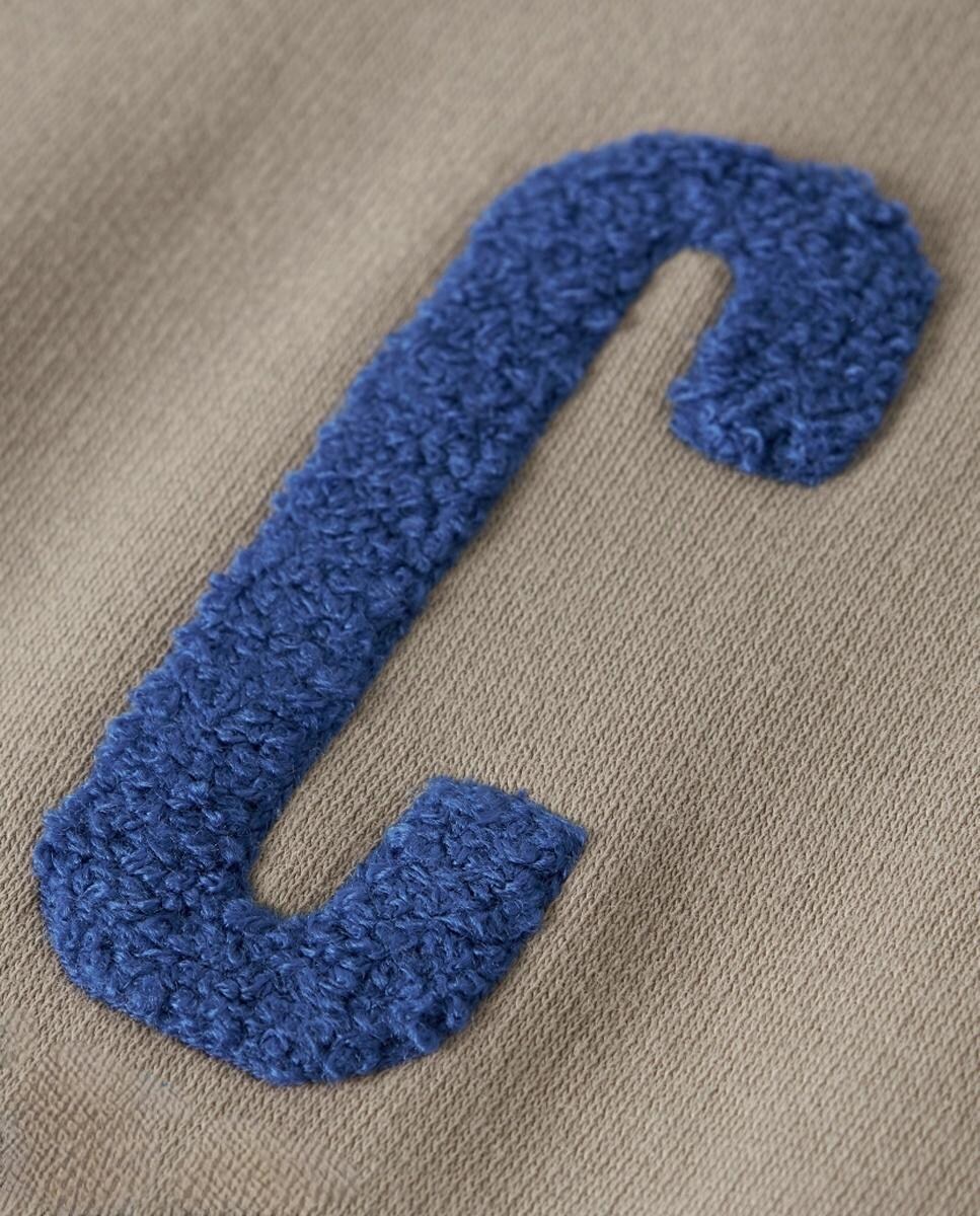 Sweatshirt Minimalista Cinzento-3