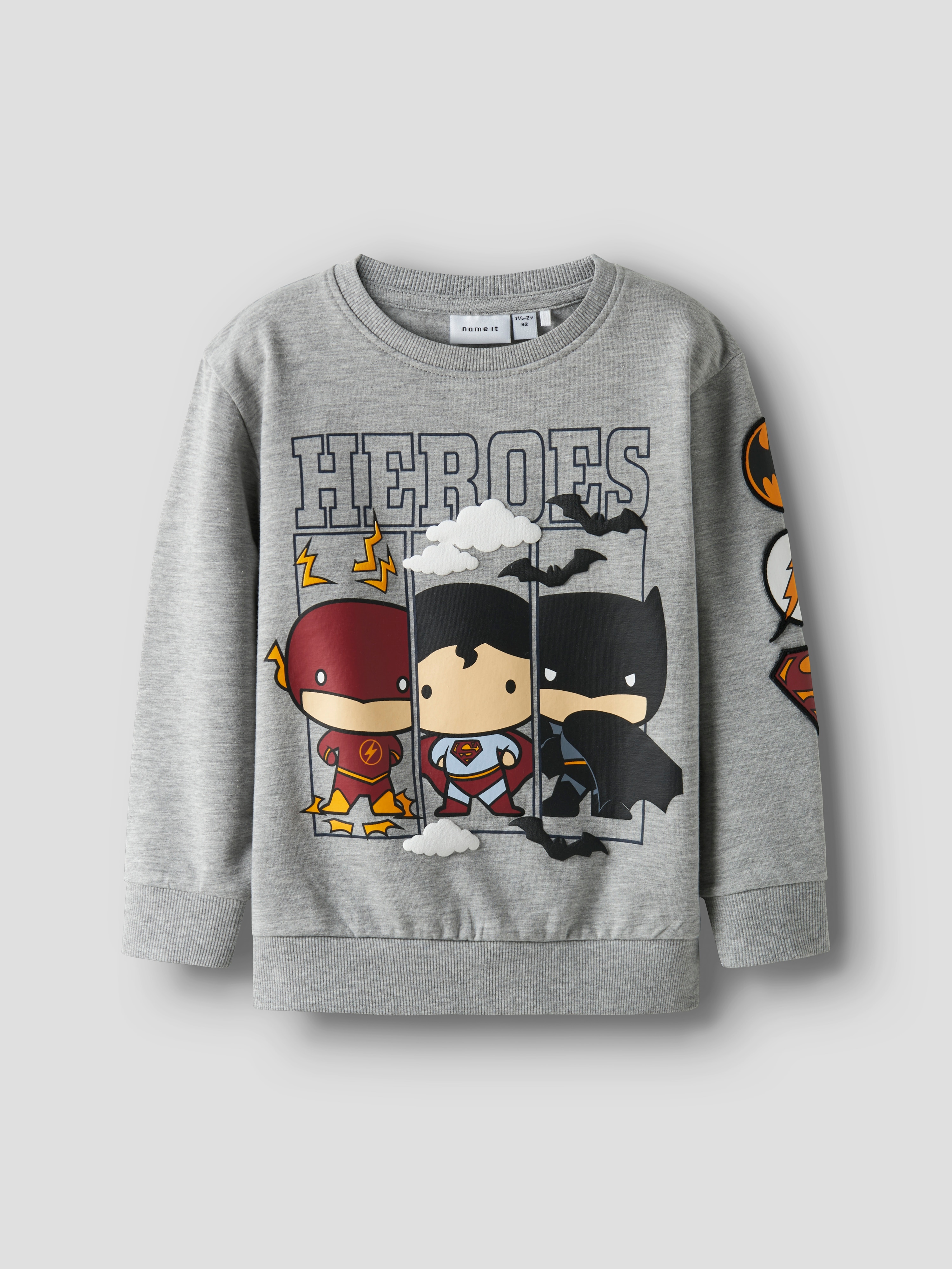 Sweatshirt Batman com Relevo name it Cinzento-1