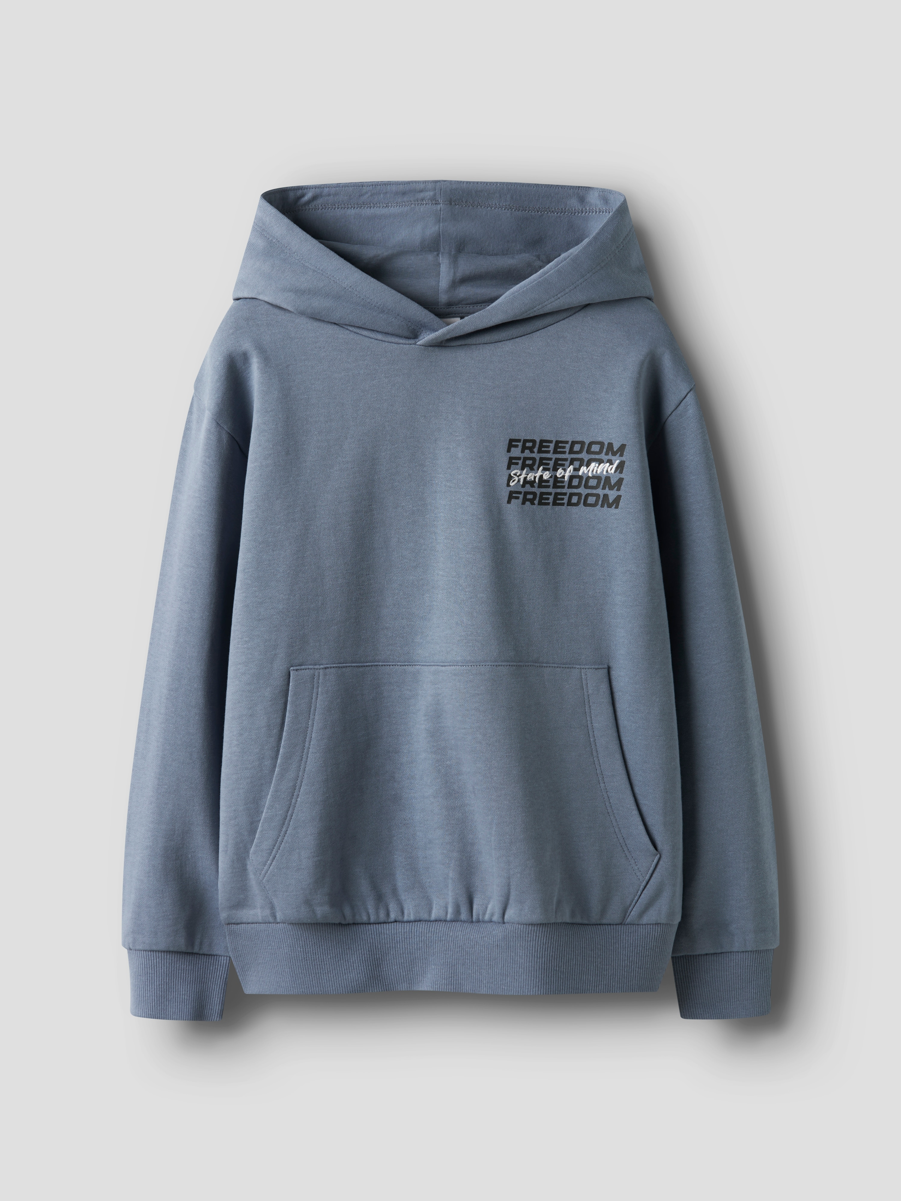 Sweatshirt com Estampado na Parte Traseira name it Azul-3
