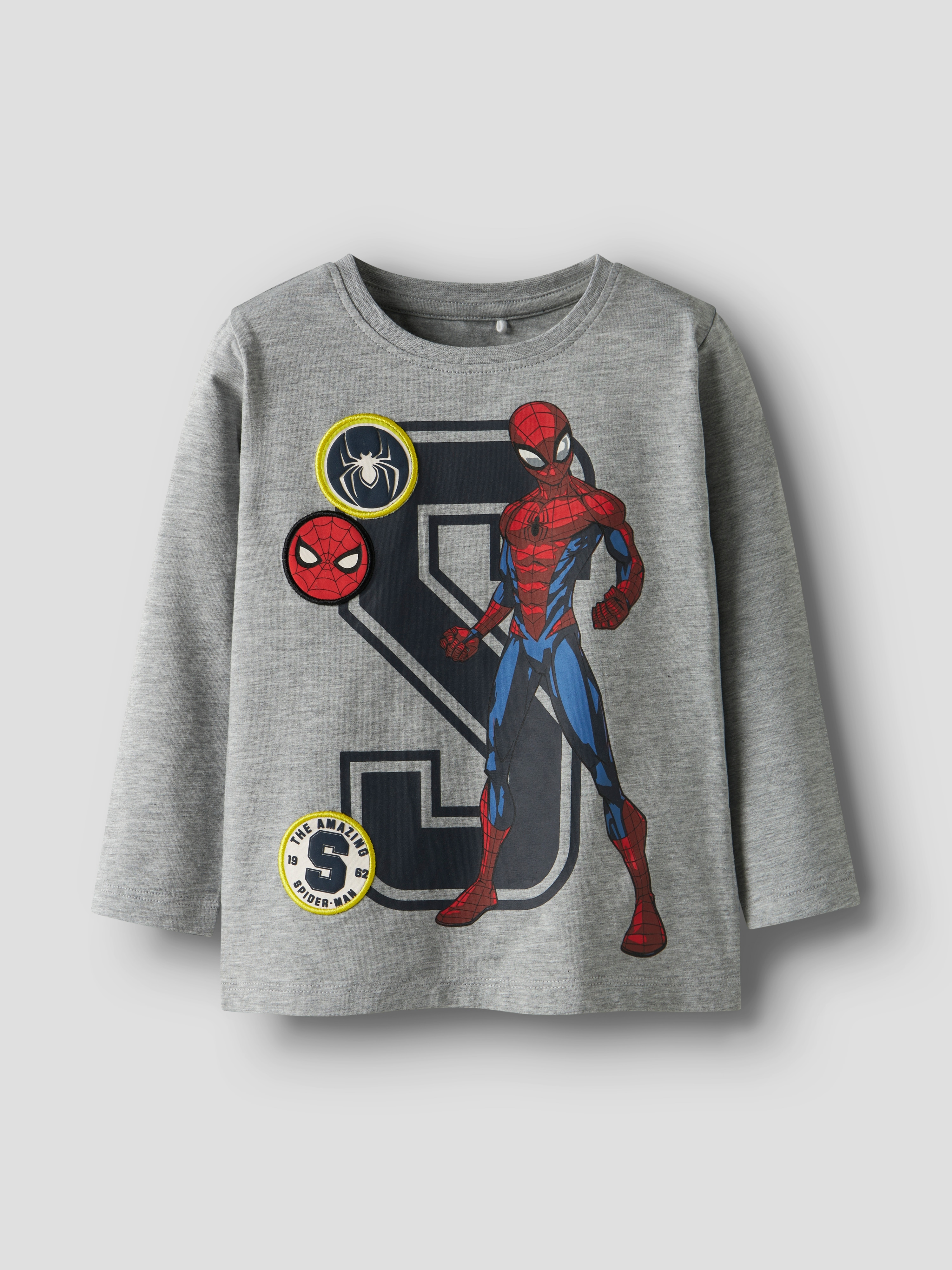 Sweatshirt Homem-Aranha Cinzento-3