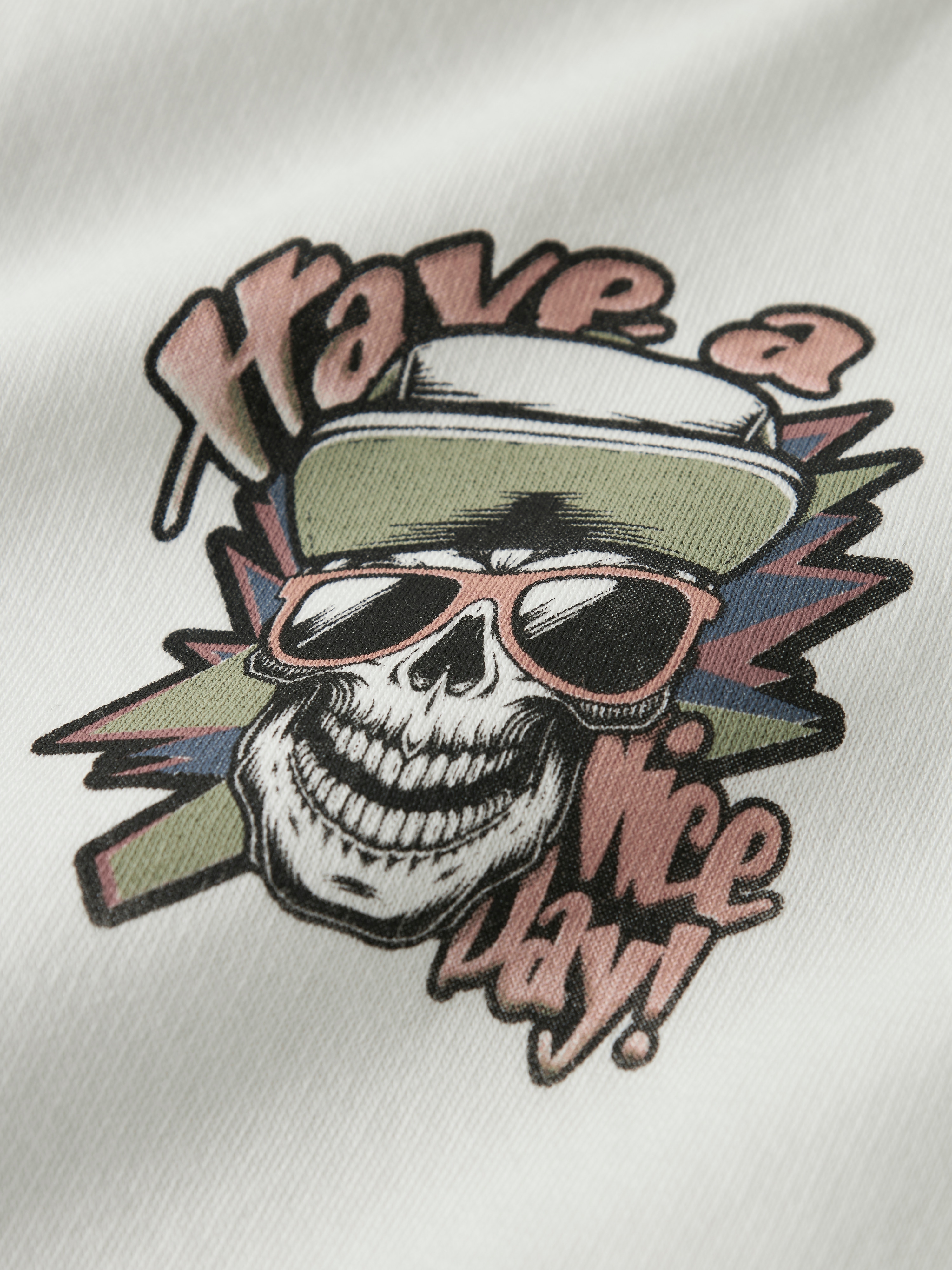 Sweatshirt com capuz name it Branco-4