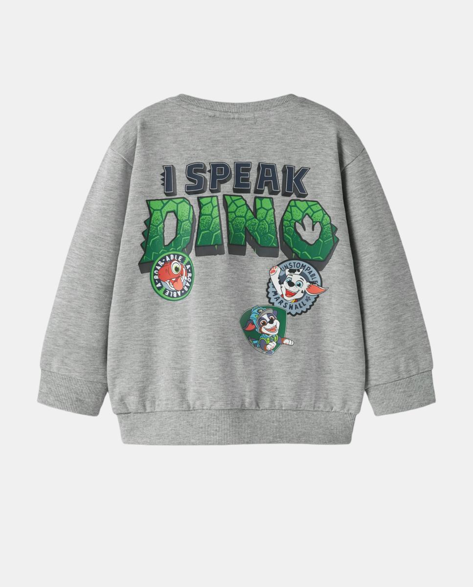 Sweatshirt Patrulha Pata de Manga Comprida Cinzento-2