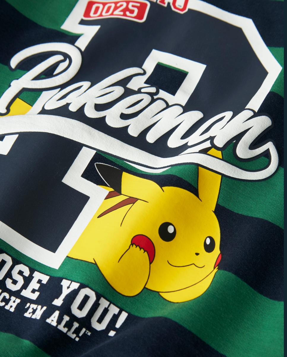 Sweatshirt Pokémon sem Capuz Verde-5