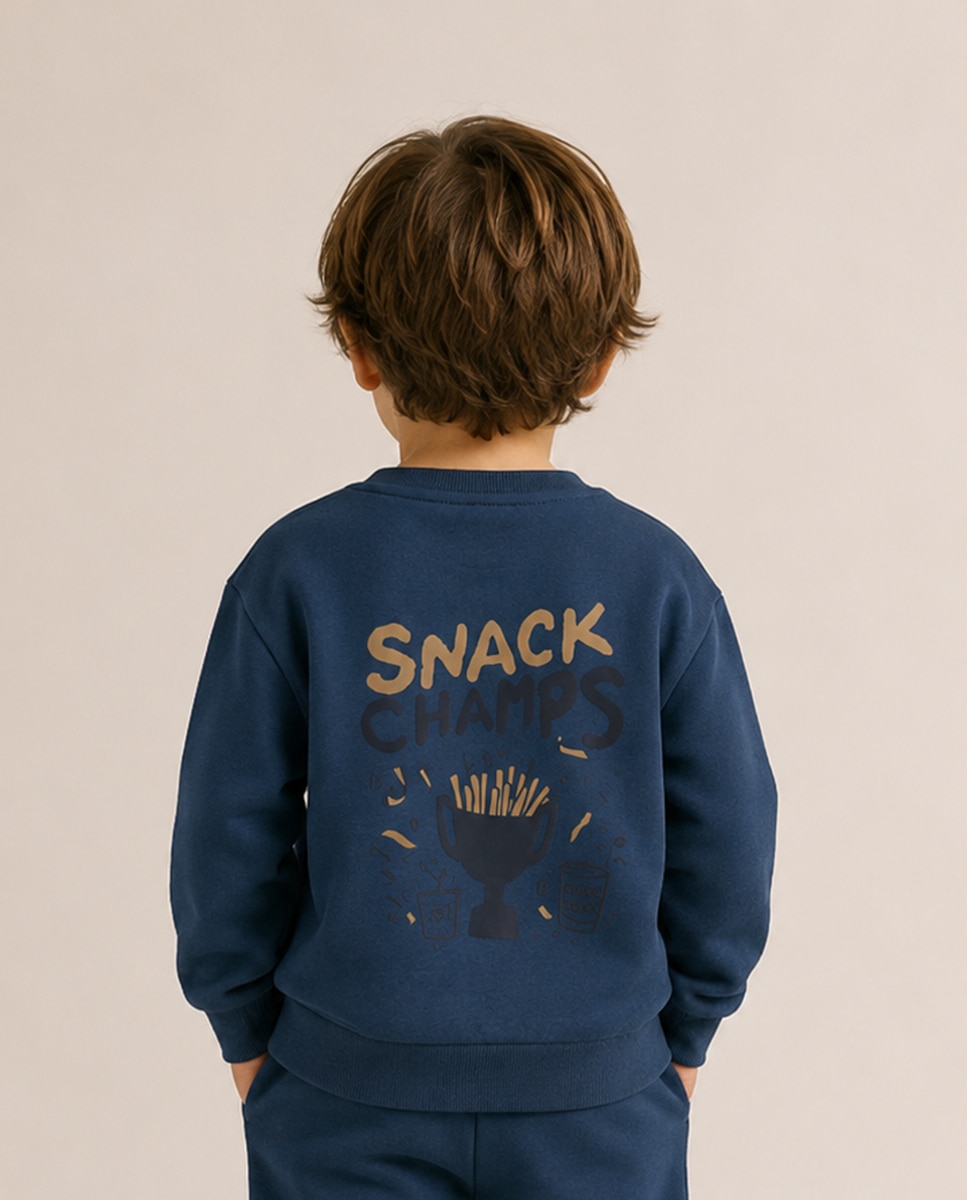 Imagem 0 de Sweatshirt com Estampado Traseiro