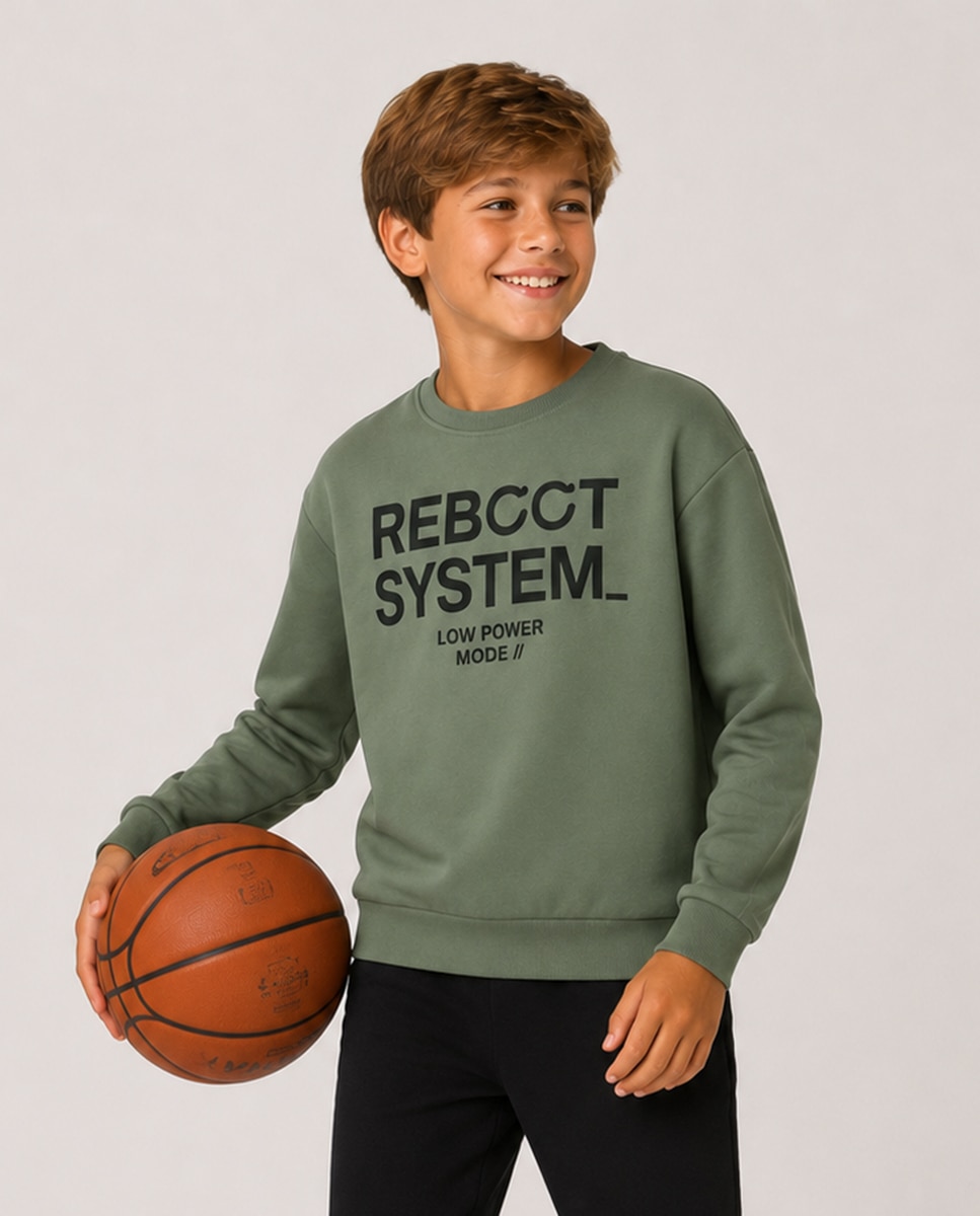 Imagem 0 de Sweatshirt com Estampado à Frente