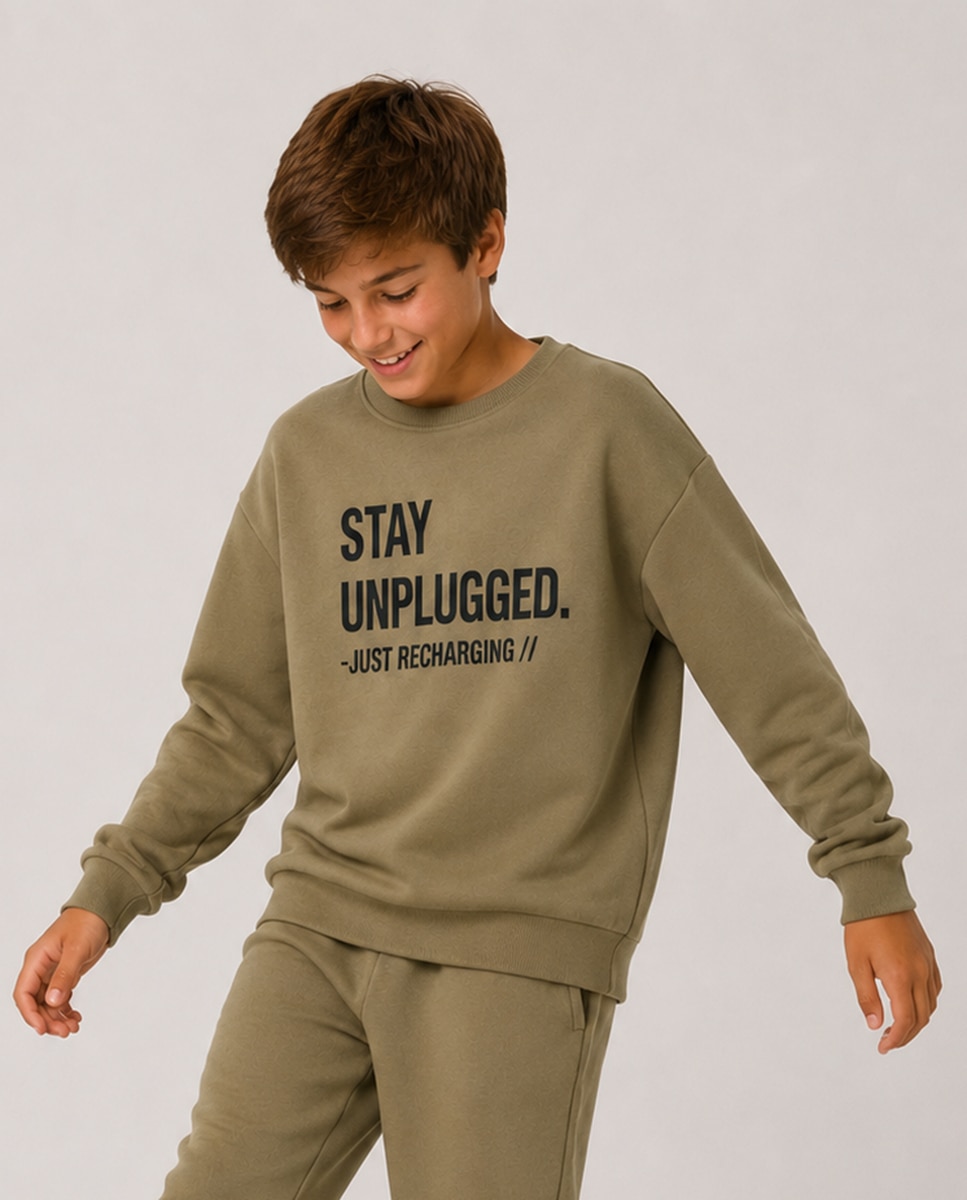 Imagem 0 de Sweatshirt com Estampado à Frente
