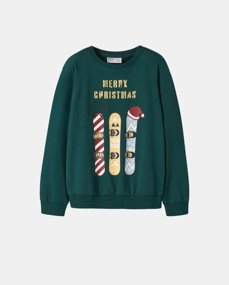Sudadera de navidad - name it - Verde Verde-2