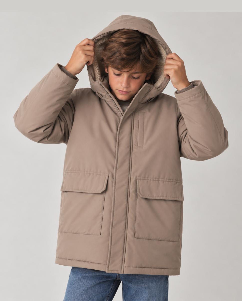 Chaquetón de niño con cremallera - name it - Beige Beige-1