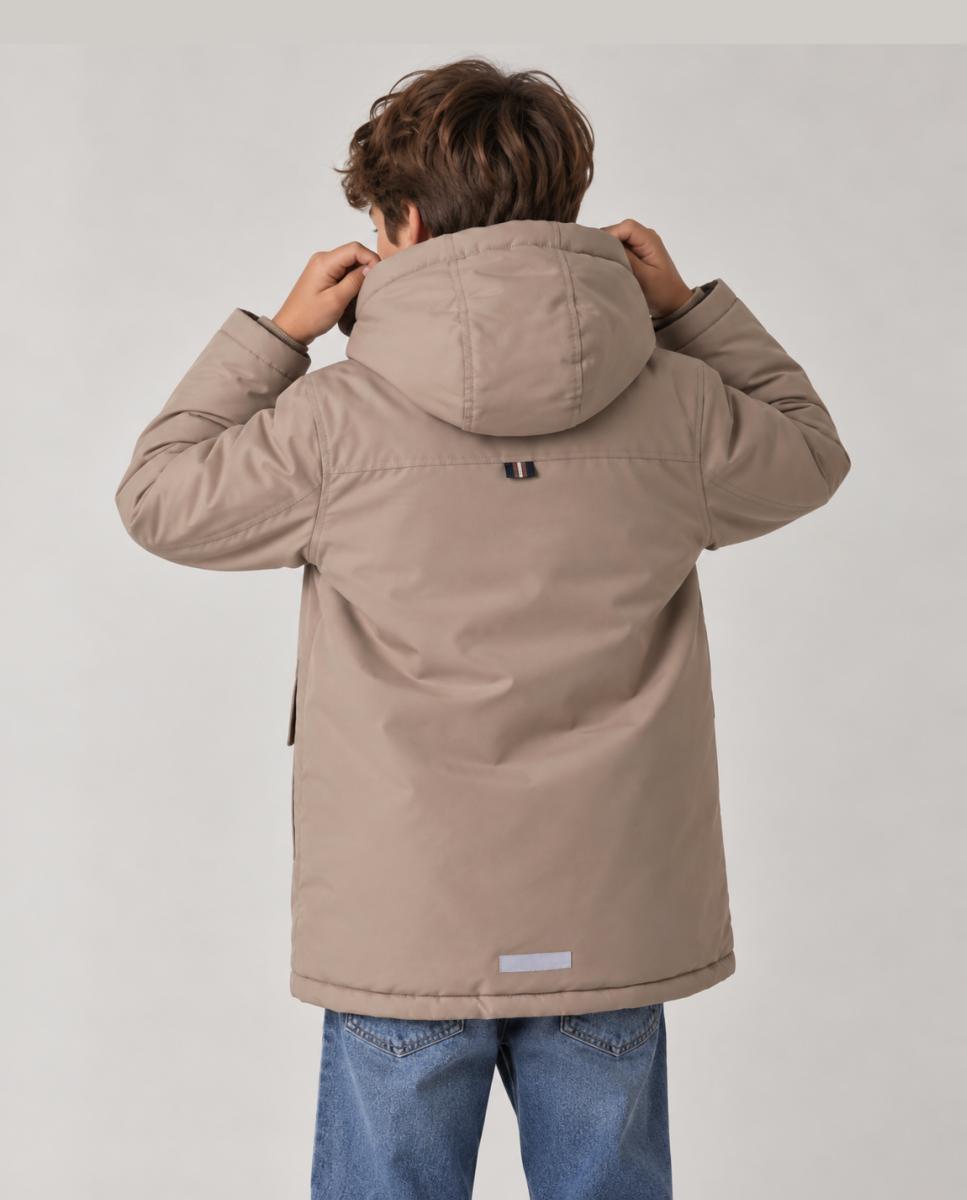 Chaquetón de niño con cremallera - name it - Beige Beige-2