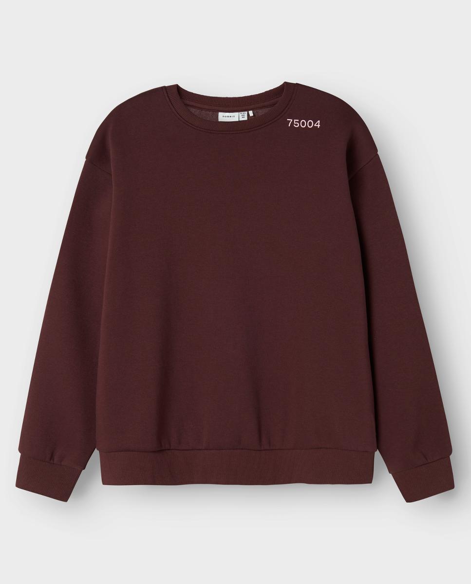 Sweatshirt com Mensagem no Ombro Roxo-3