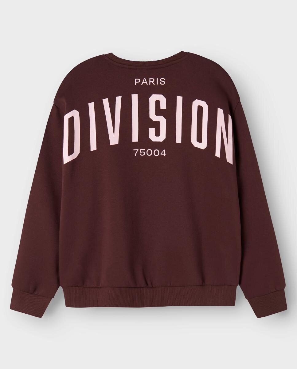 Sweatshirt com Mensagem no Ombro Roxo-4