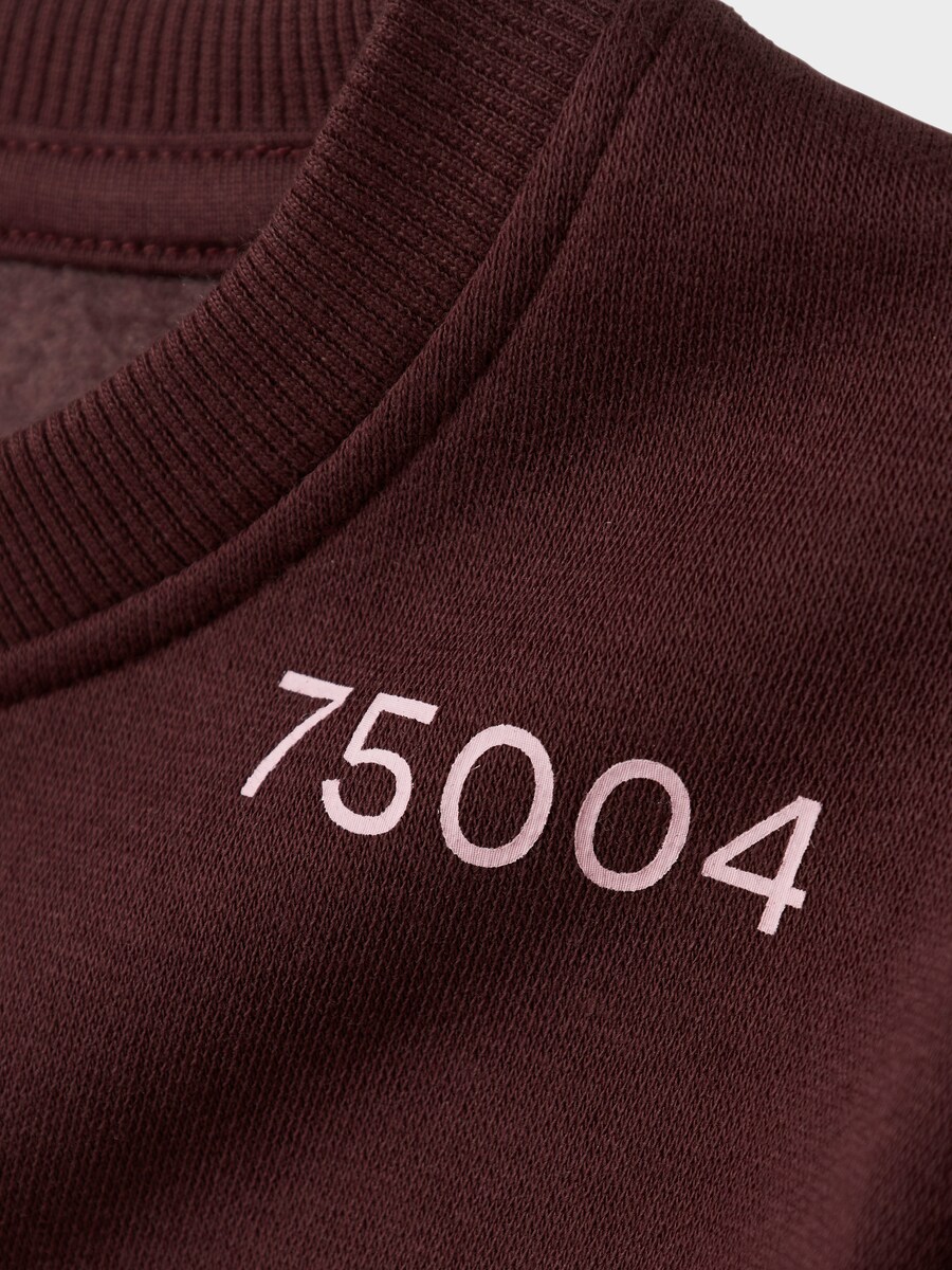 Sweatshirt com Mensagem no Ombro Roxo-5