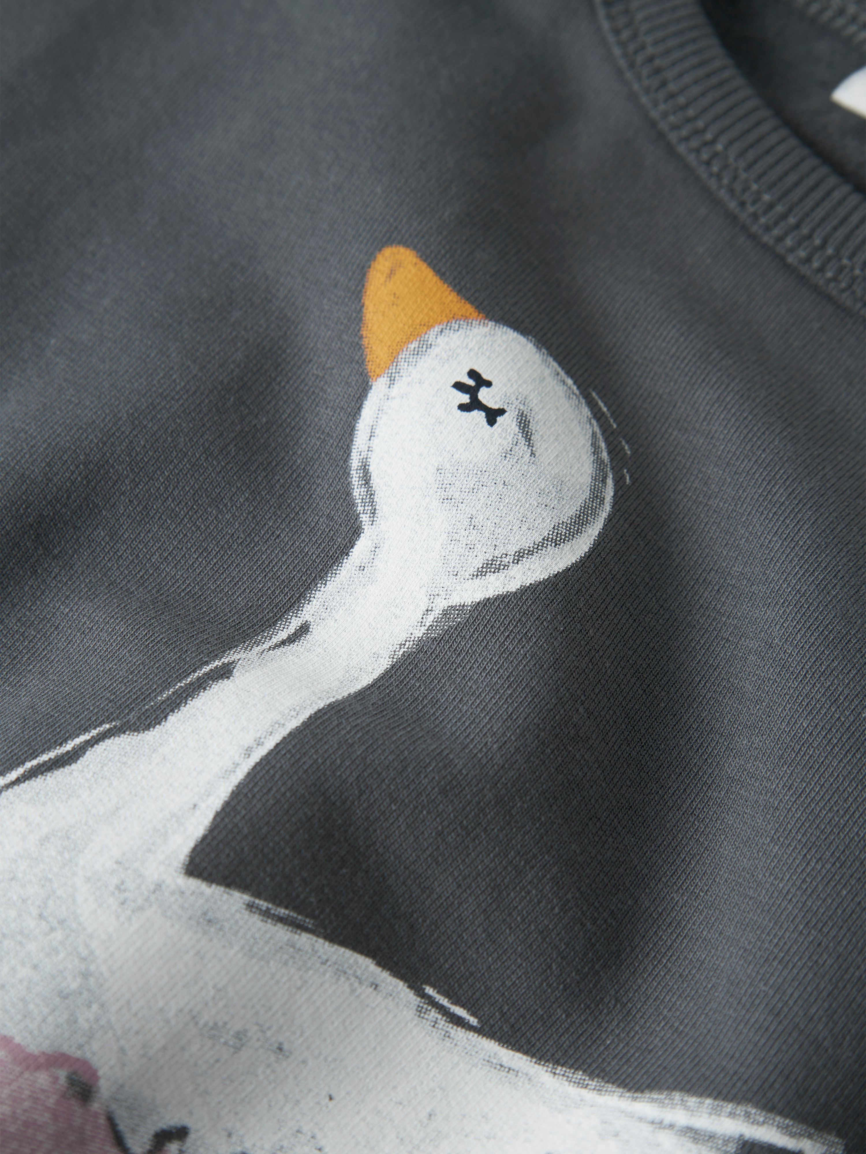 Sweatshirt com Motivo de Cisne Bailarina name it Cinzento-5