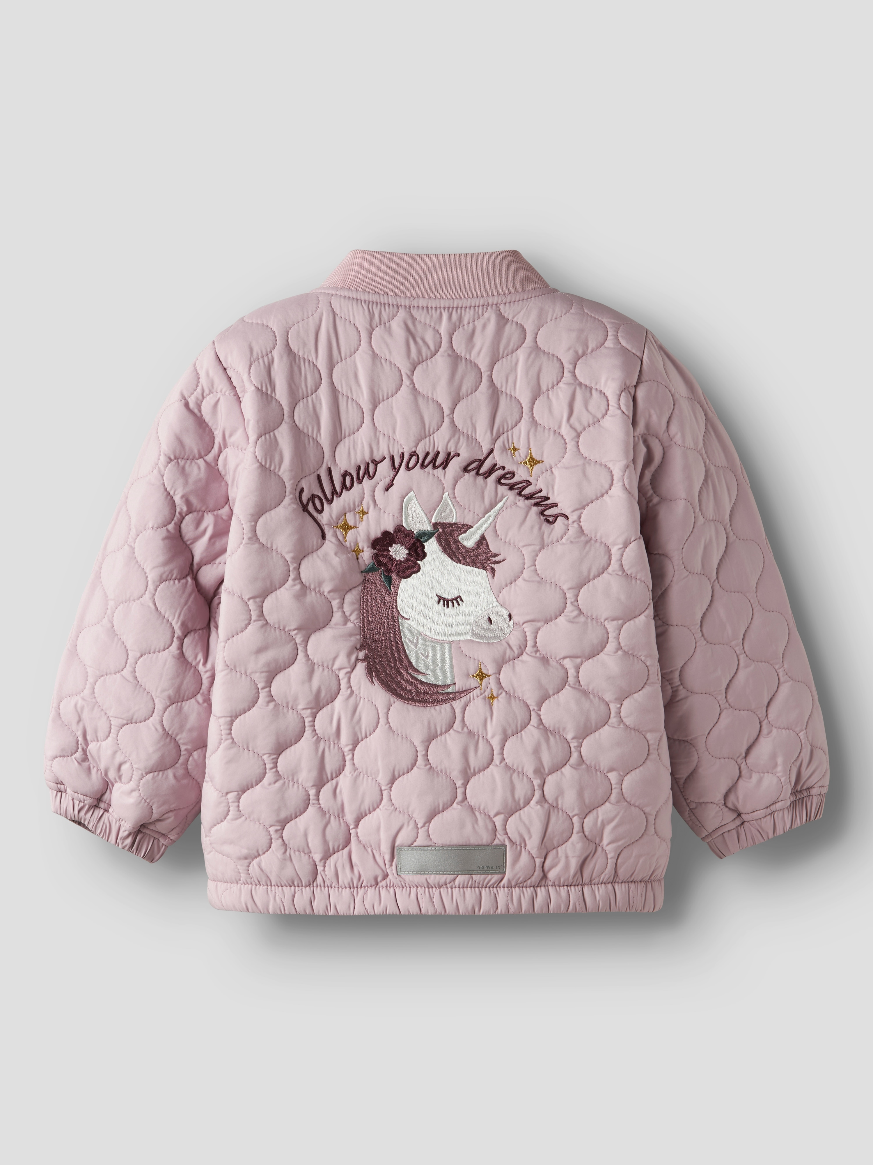 Chaqueta bomber unicornio de niña - name it - Morado Morado-4