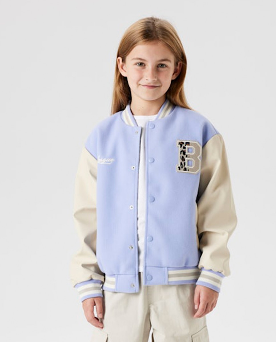 Imagem 0 de Blusão Bomber com Mangas em Polipele