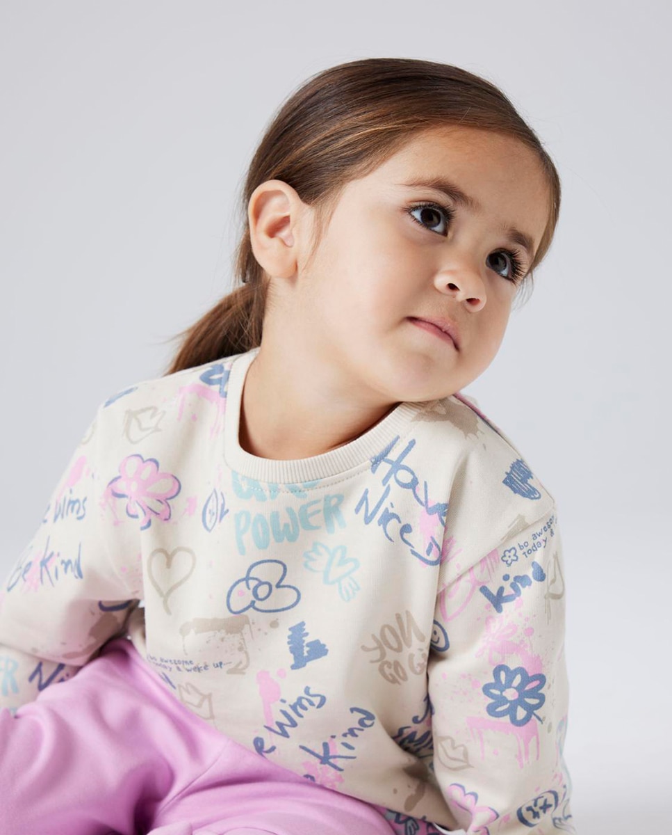 Imagem 0 de Sweatshirt Cardada com Estampado