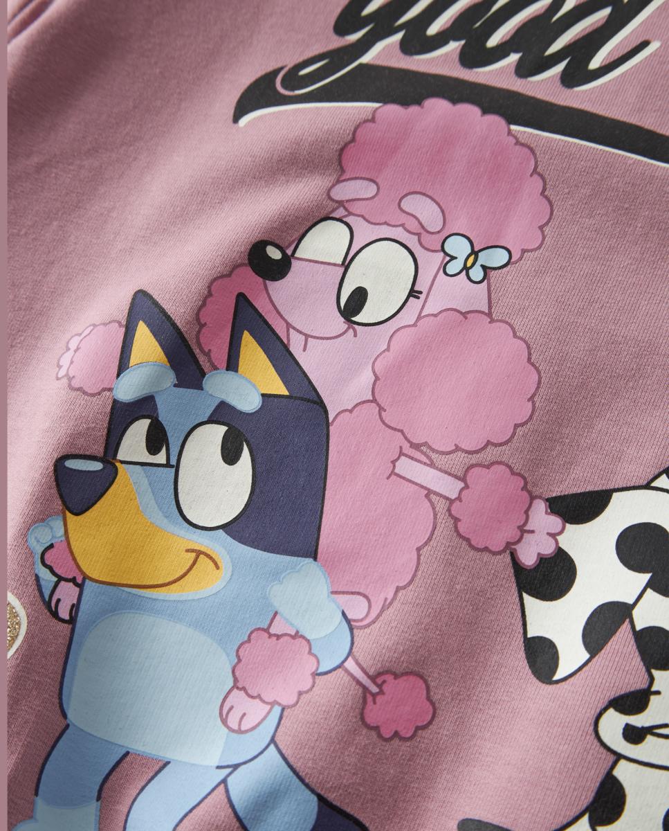 Sweatshirt Bluey Rosa-3