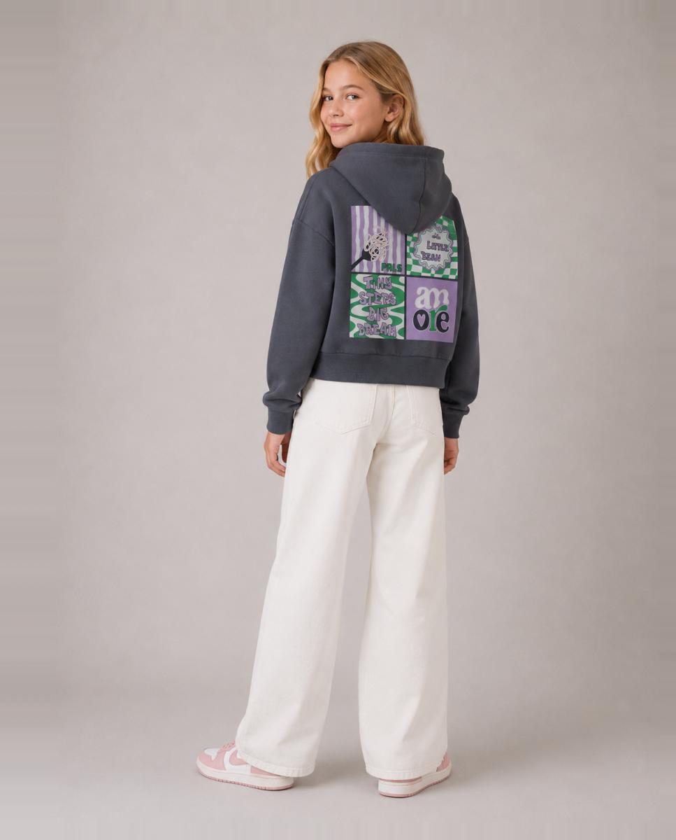 Sweatshirt com Calções Azul-2