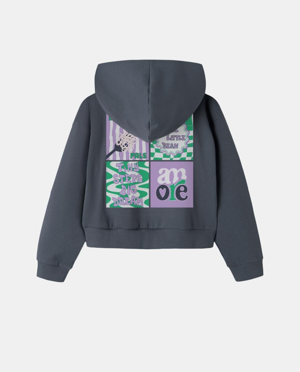 Sweatshirt com Calções Azul-4