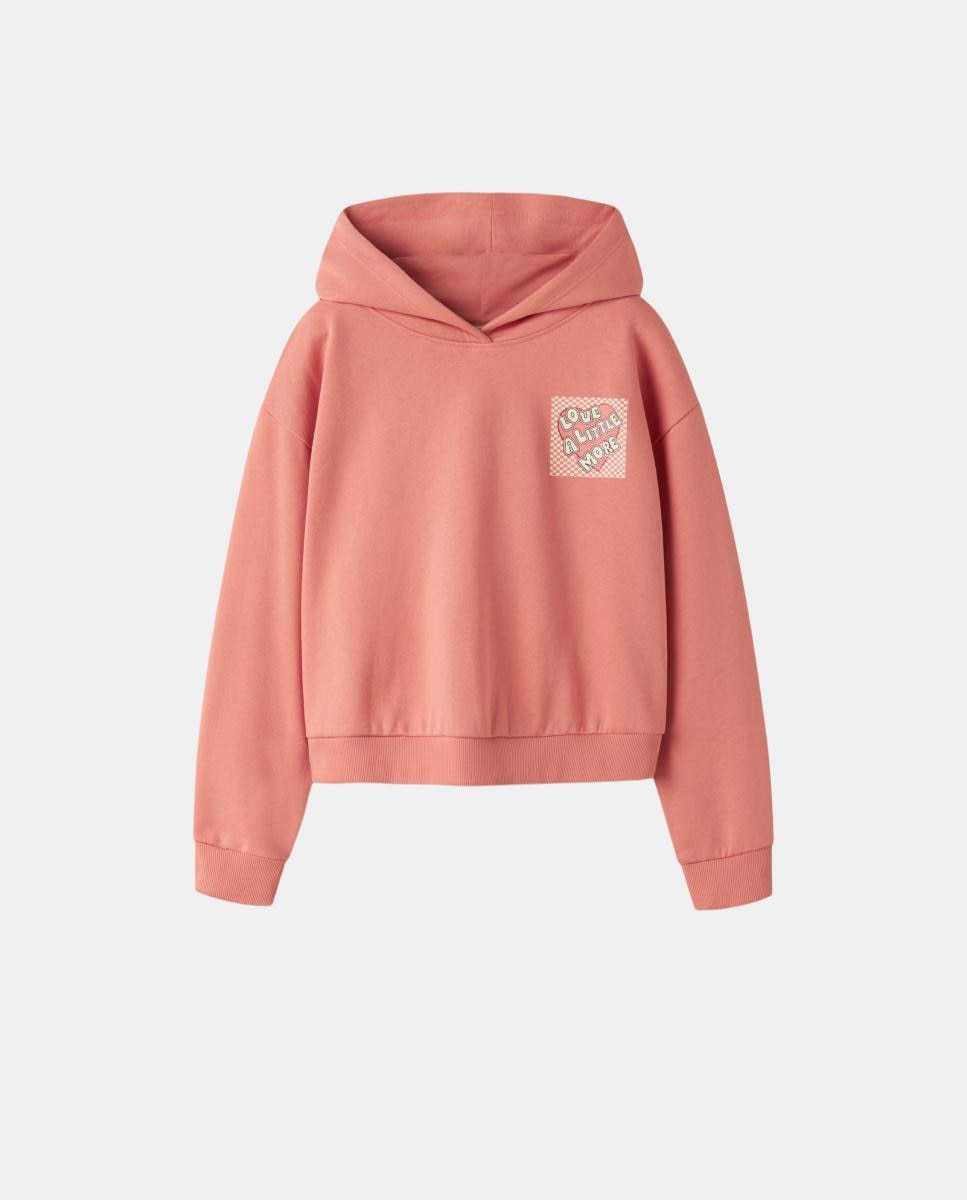Sweatshirt com Calções Rosa-3