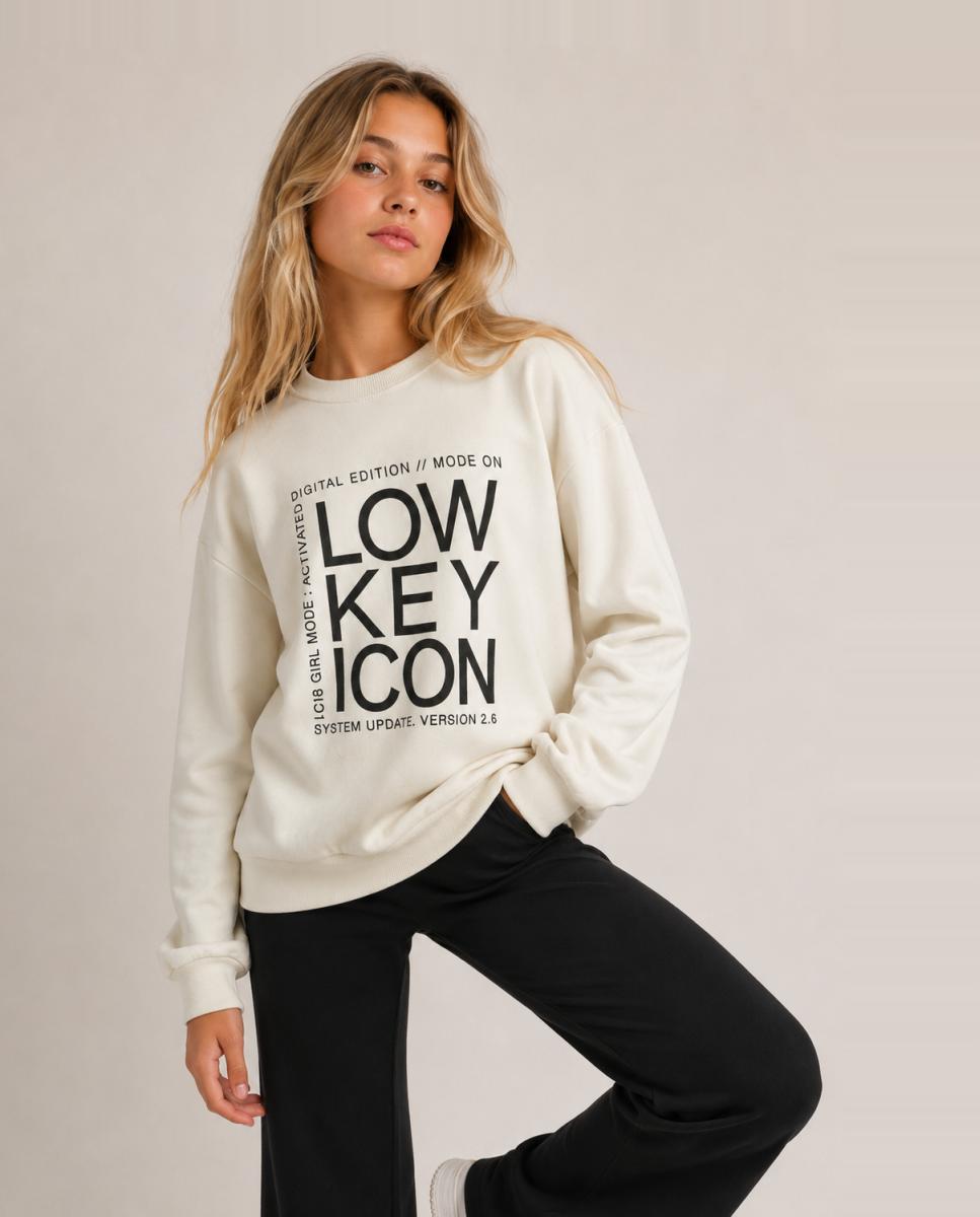 Imagem 0 de Sweatshirt com Estampado à Frente