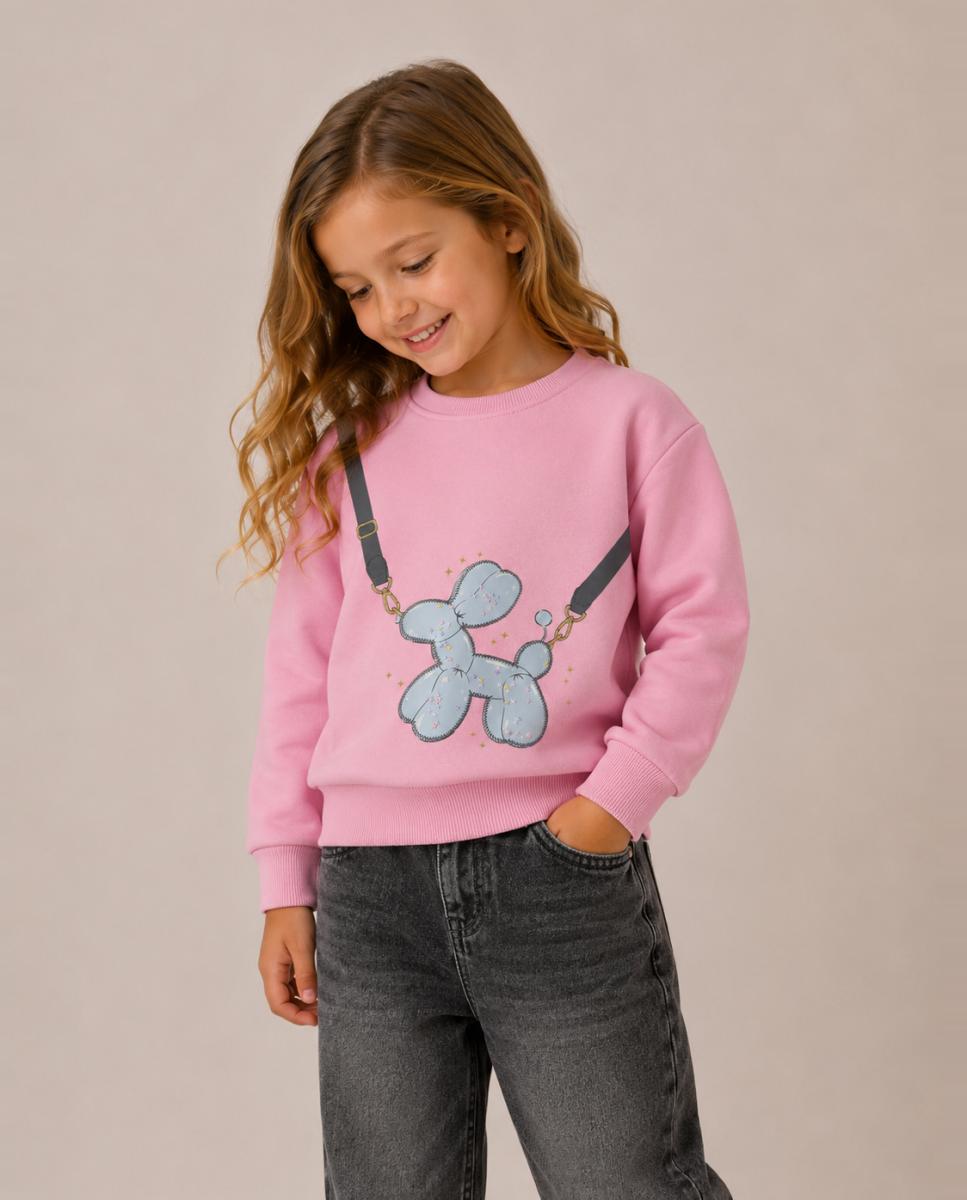 Imagem 0 de Sweatshirt de Menina com Detalhe 3D