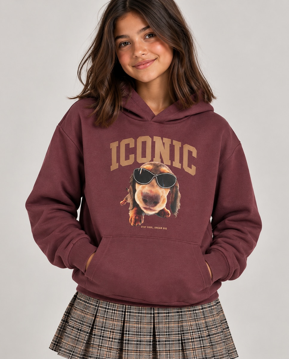 Imagem 0 de Sweatshirt de Cão Salsicha com Capuz