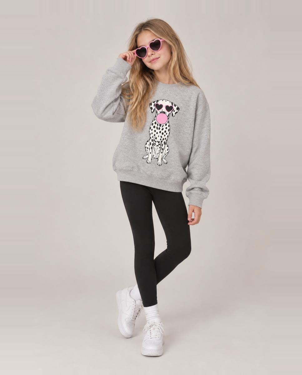 Sudadera de manga larga de niña - name it - Gris Gris-1