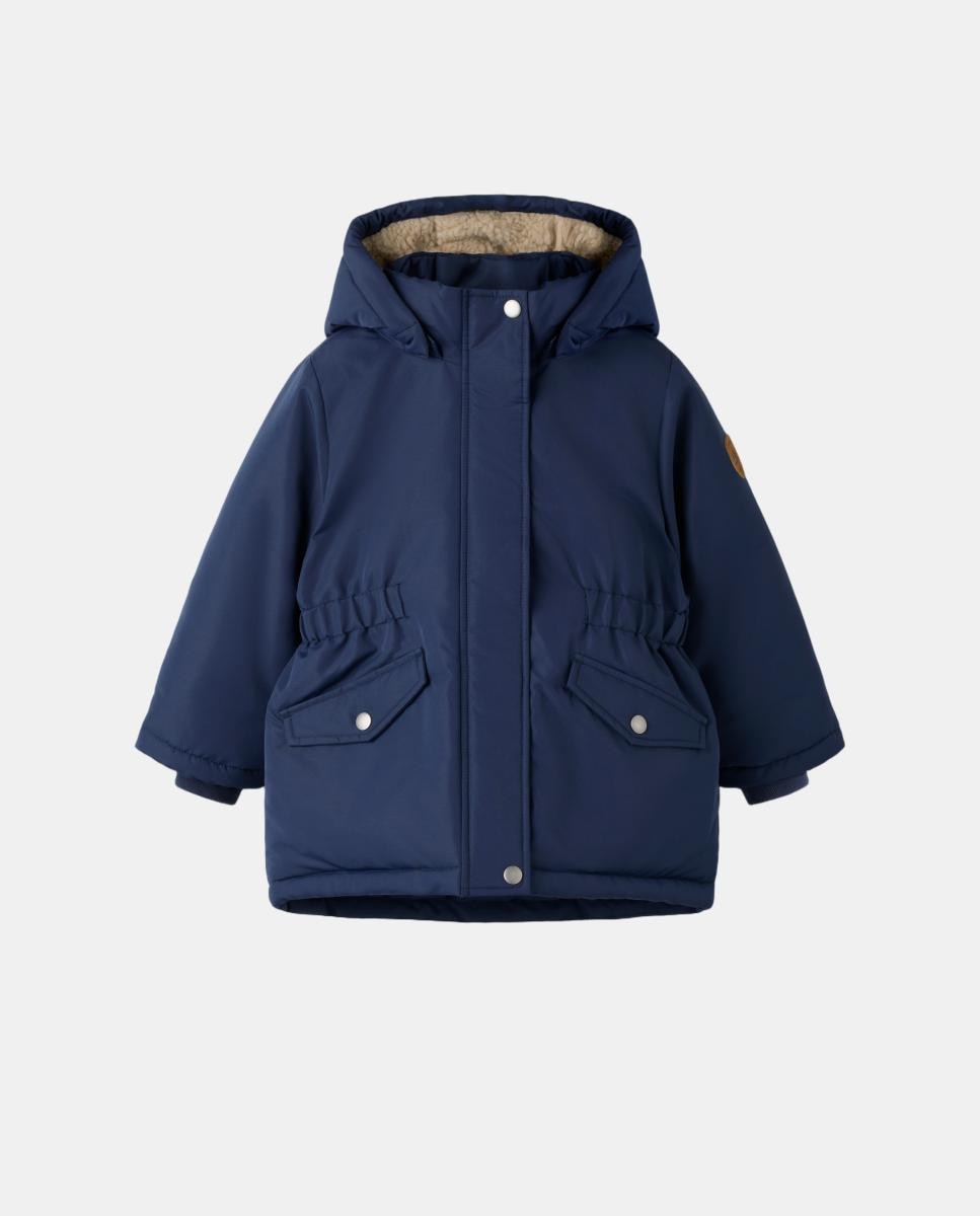 Chaquetón de niña con cremallera - name it - Azul marino Azul marino-3