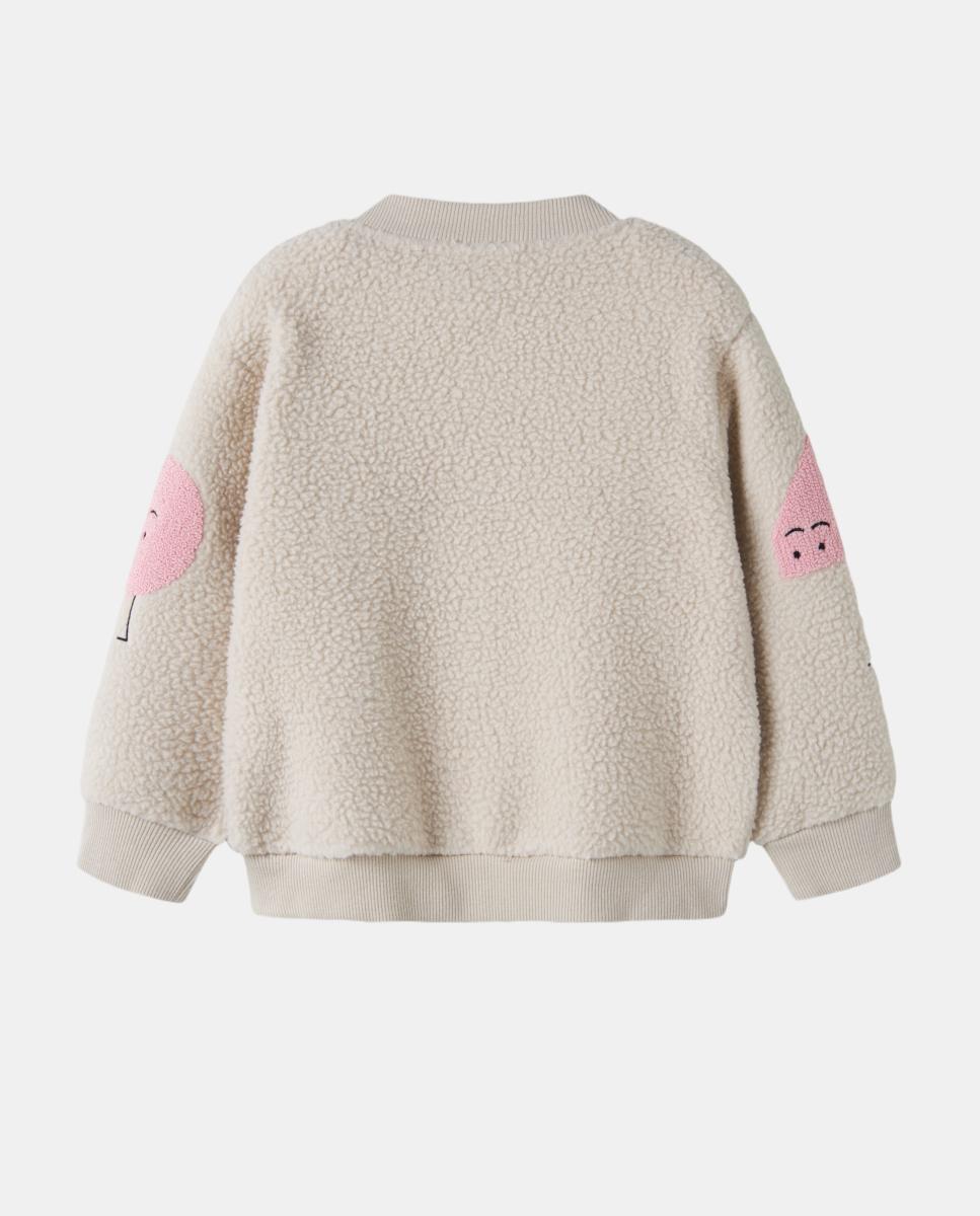 Chaqueta teddy de niña - name it - Beige Beige-4