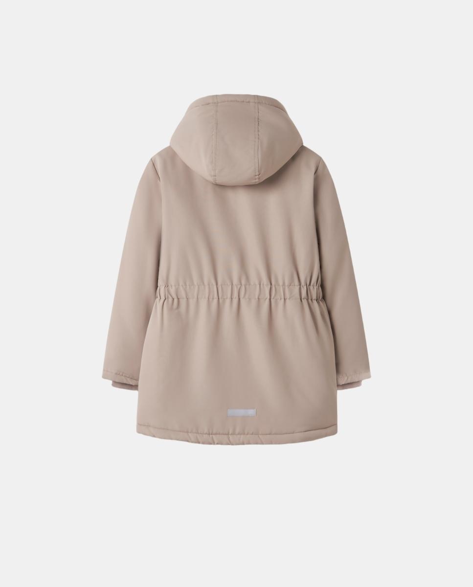 Chaquetón de niña con cremallera - name it - Beige Beige-3