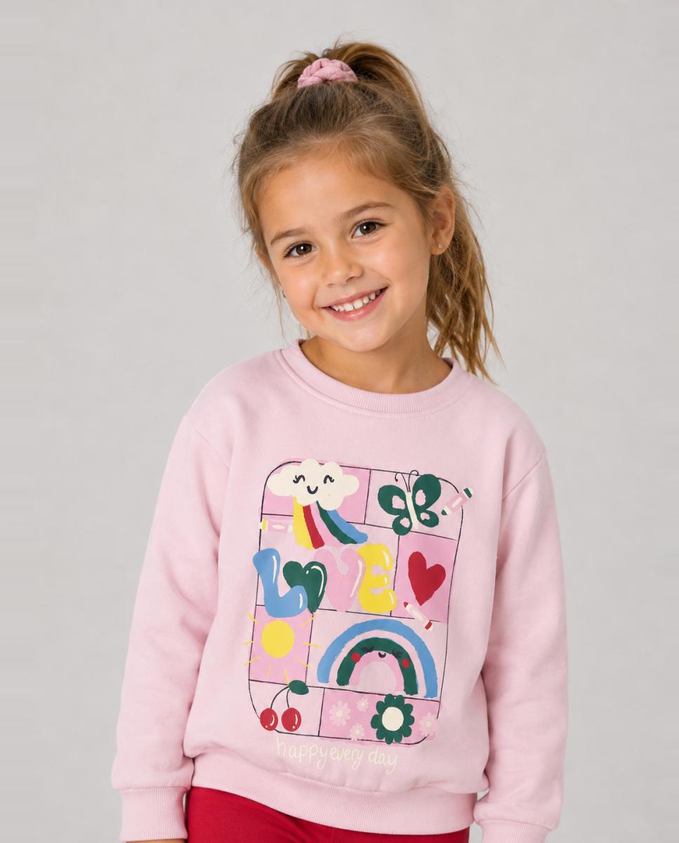Imagem 0 de Sweatshirt Love para Menina