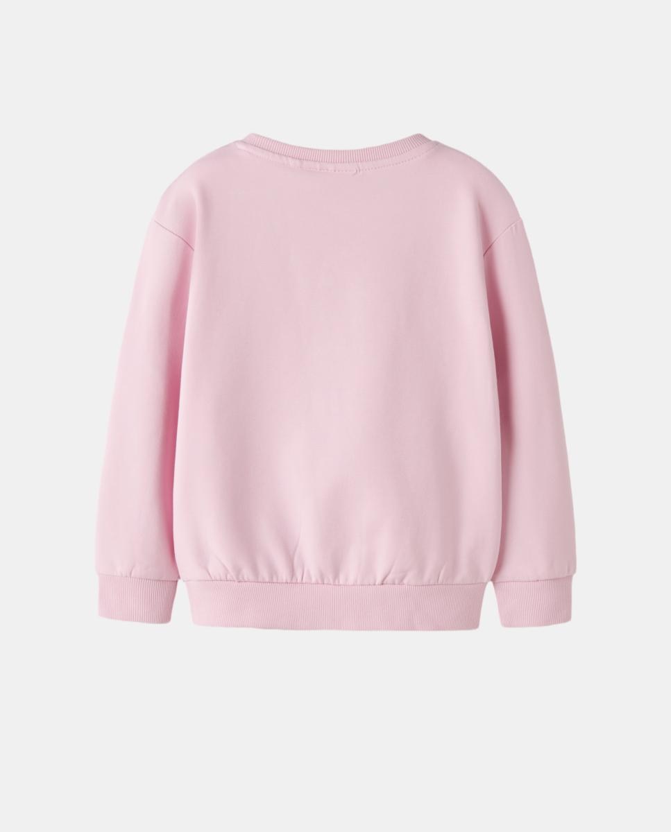 Sweatshirt Love para Menina Rosa-3
