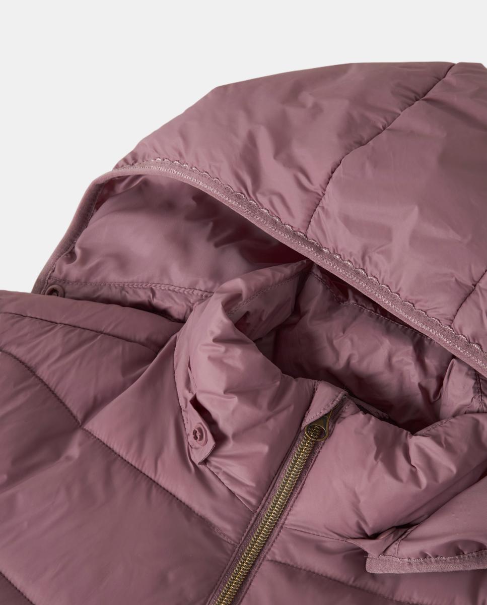 Sobretudo Acolchoado Rosa-5