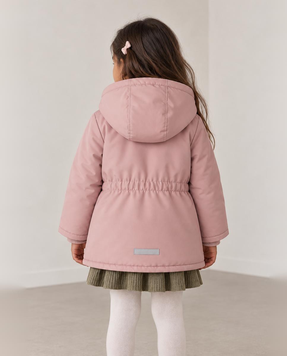 Chaquetón de niña con cremallera - name it - Rosa Rosa-2
