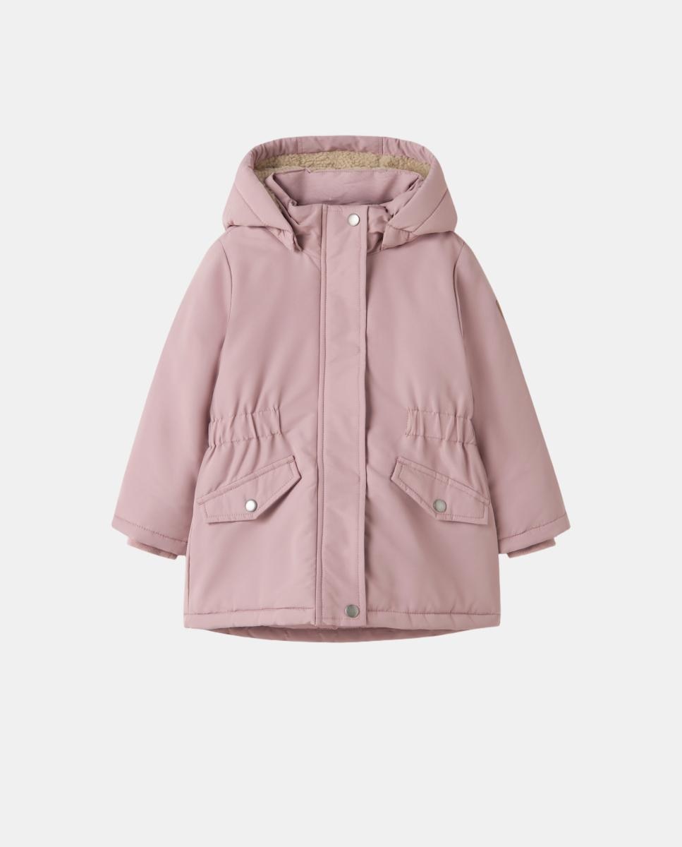 Chaquetón de niña con cremallera - name it - Rosa Rosa-3
