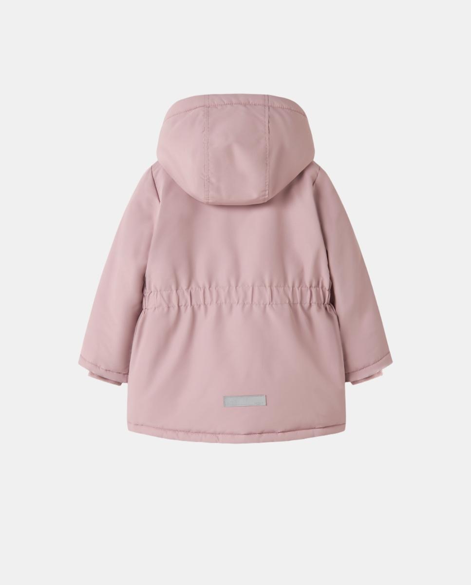 Chaquetón de niña con cremallera - name it - Rosa Rosa-4