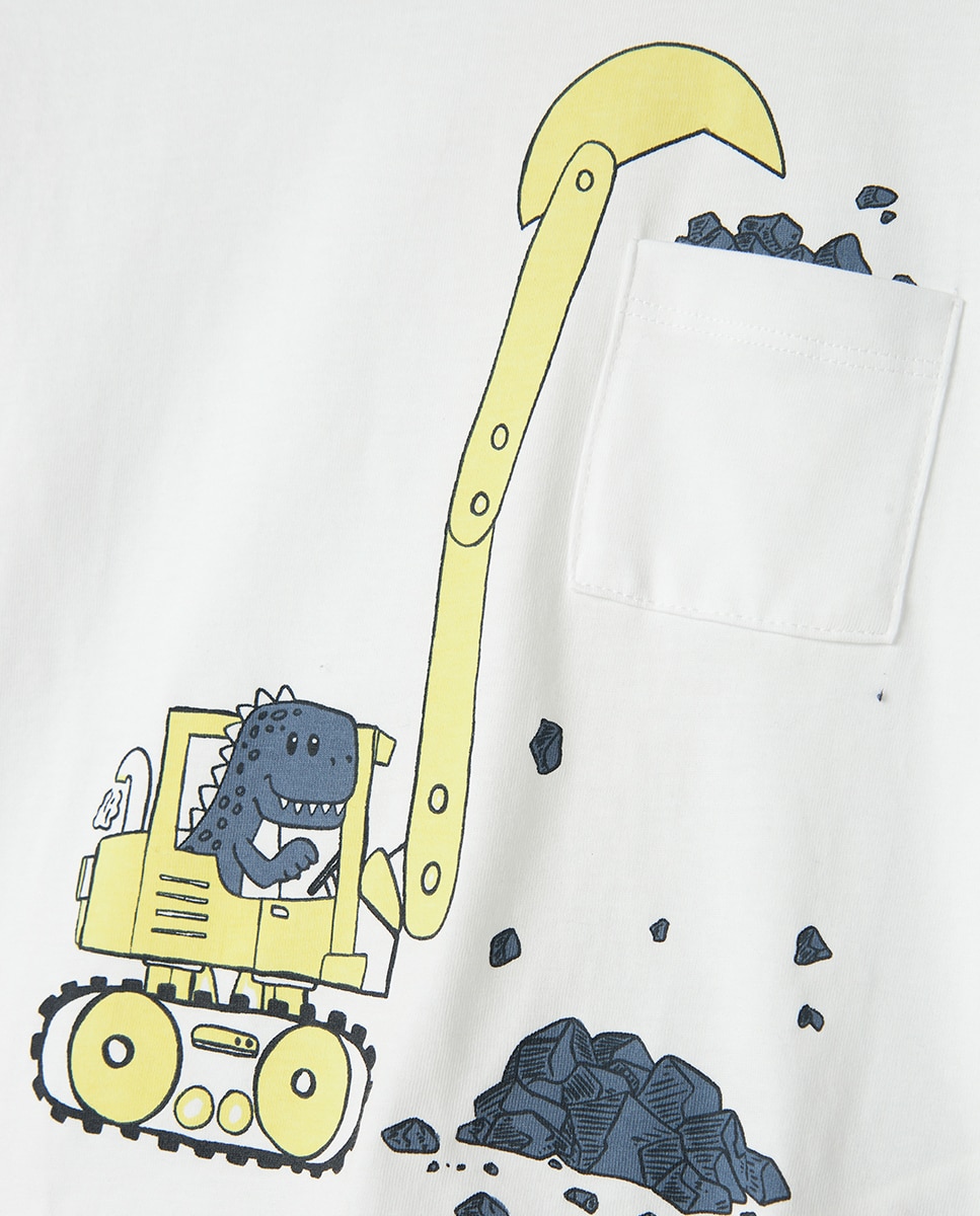 Camisola de manga comprida Branco-3