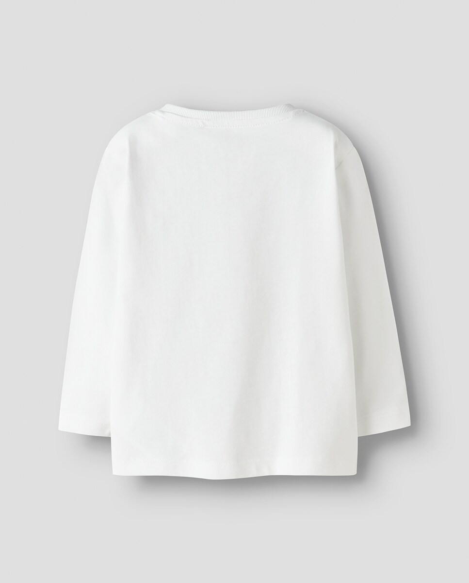 T-shirt com Estampado Branco-2