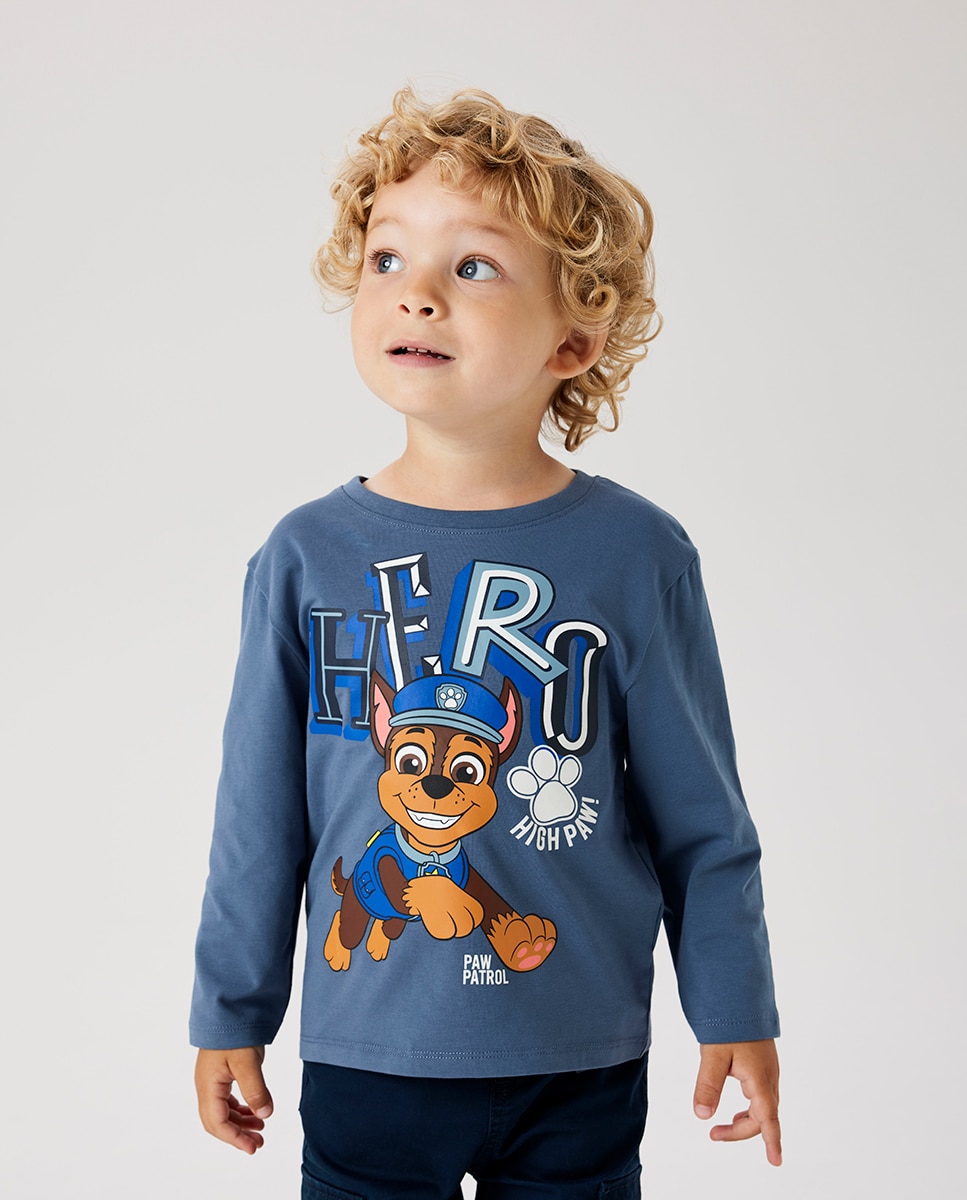 T-shirt Patrulha Pata Azul-1