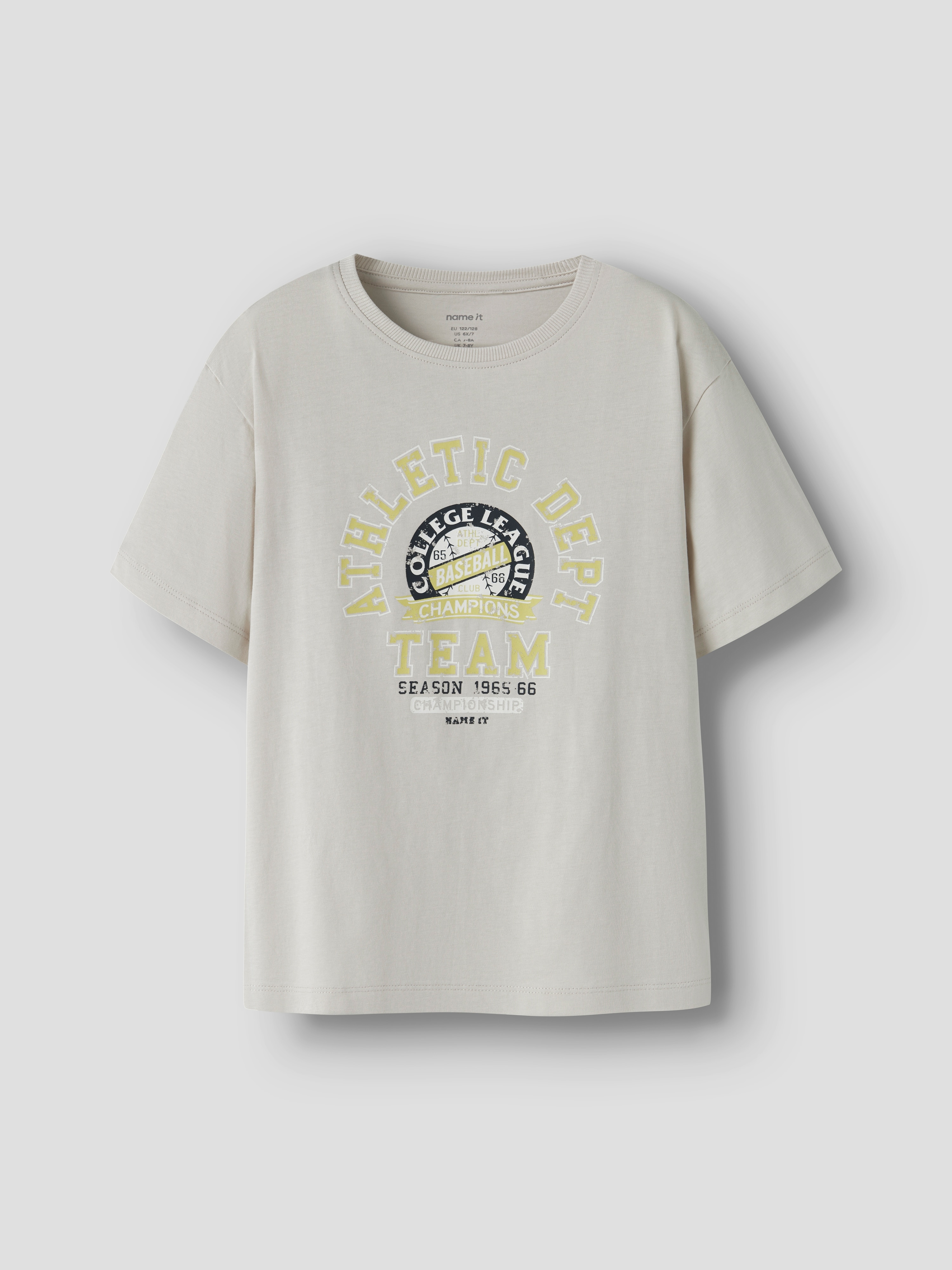 Camiseta de niño manga corta - name it - Blanco Blanco-1