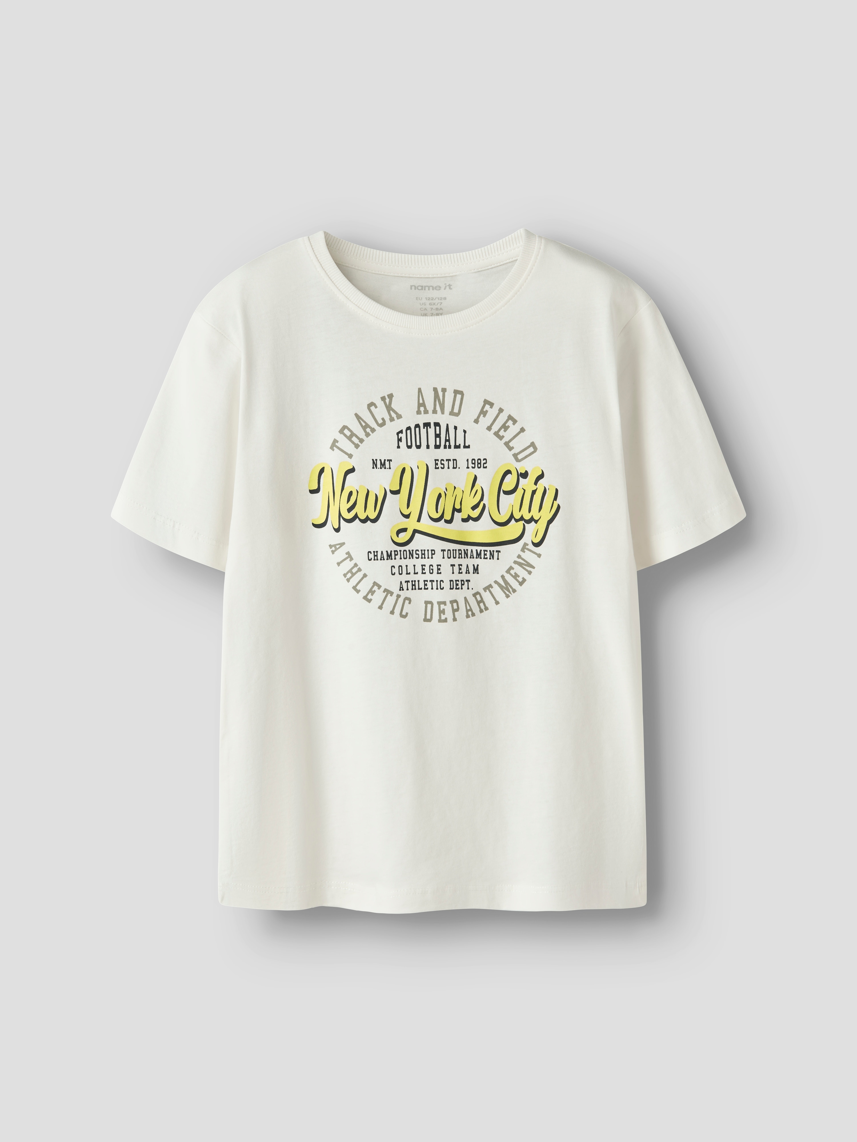 Camiseta de niño manga corta - name it - Beige Beige-1