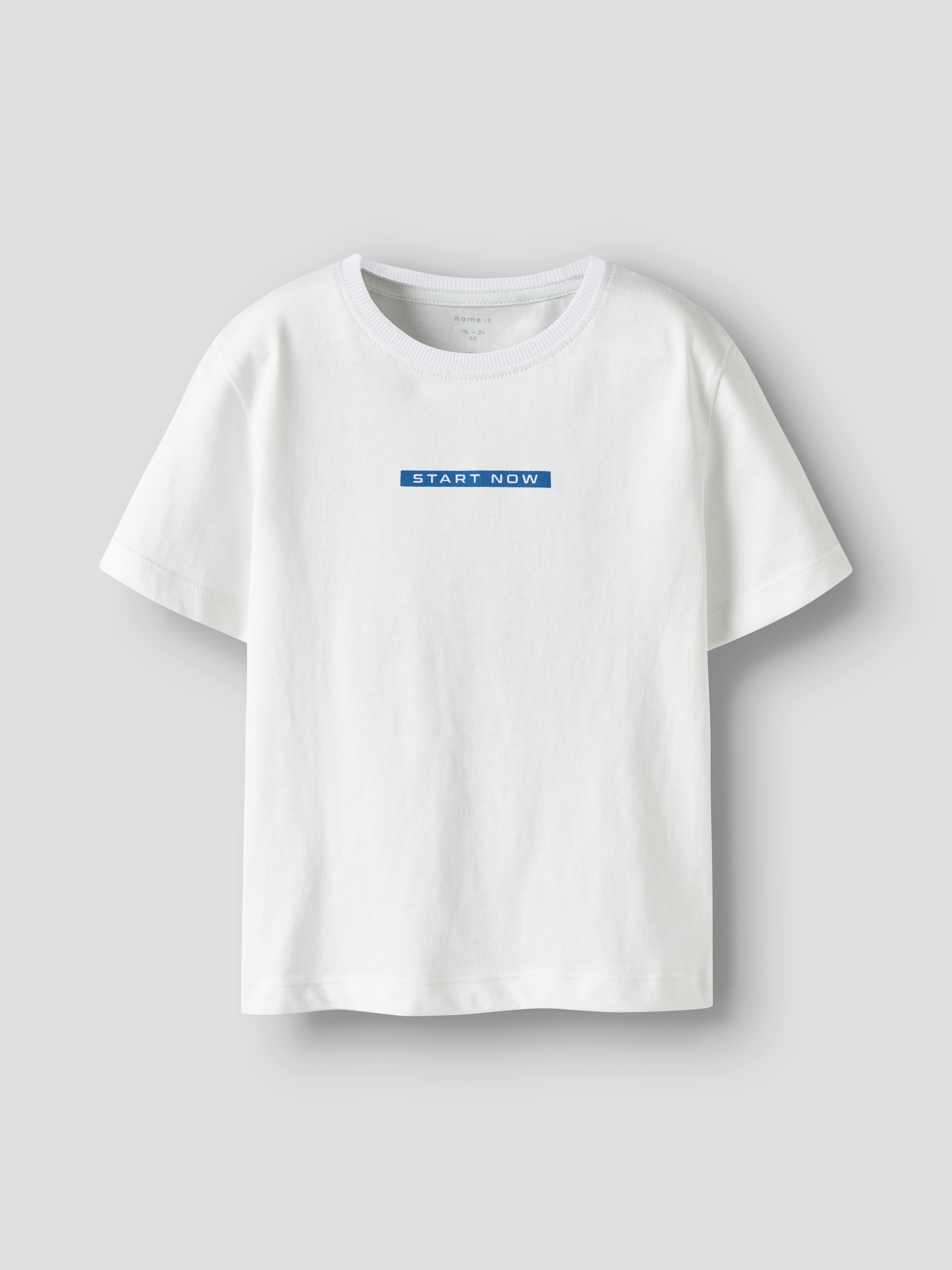 Camiseta de manga corta de niño - name it - Blanco Blanco-1
