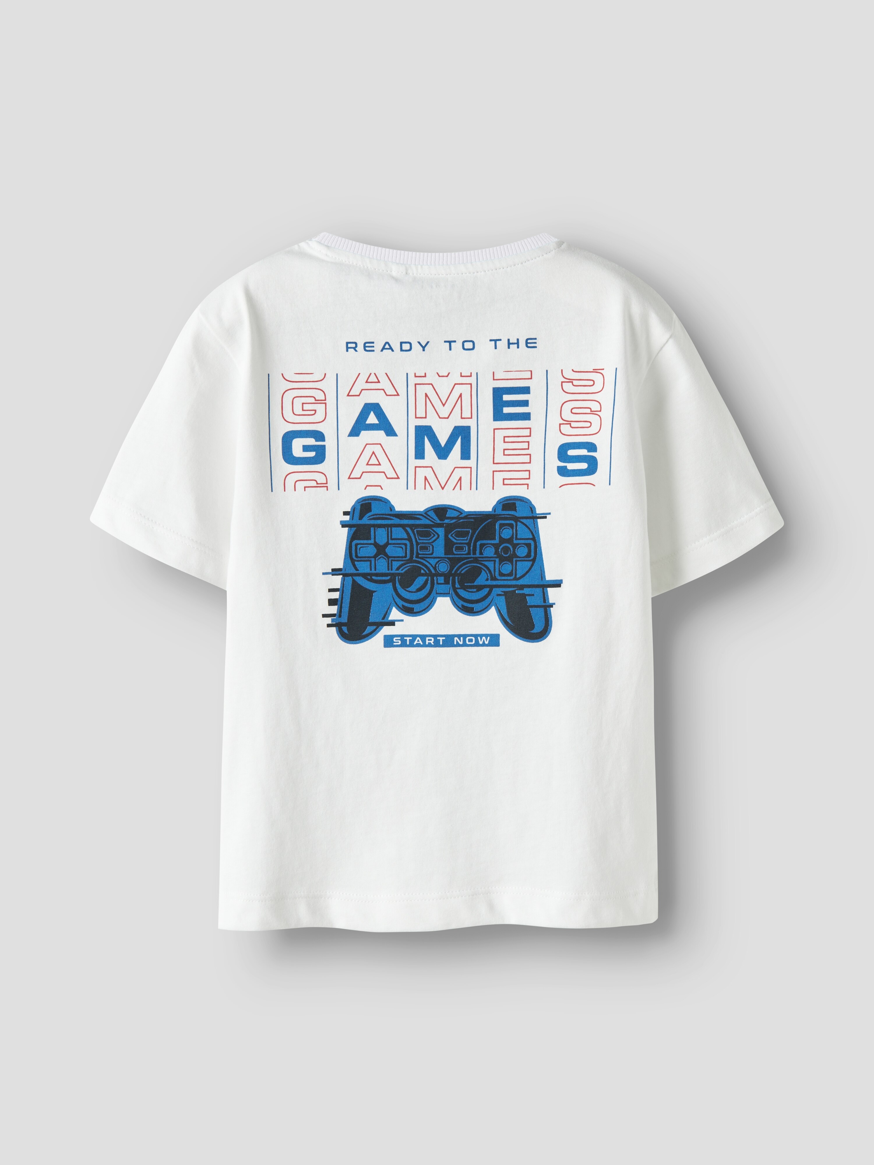Camiseta de manga corta de niño - name it - Blanco Blanco-2