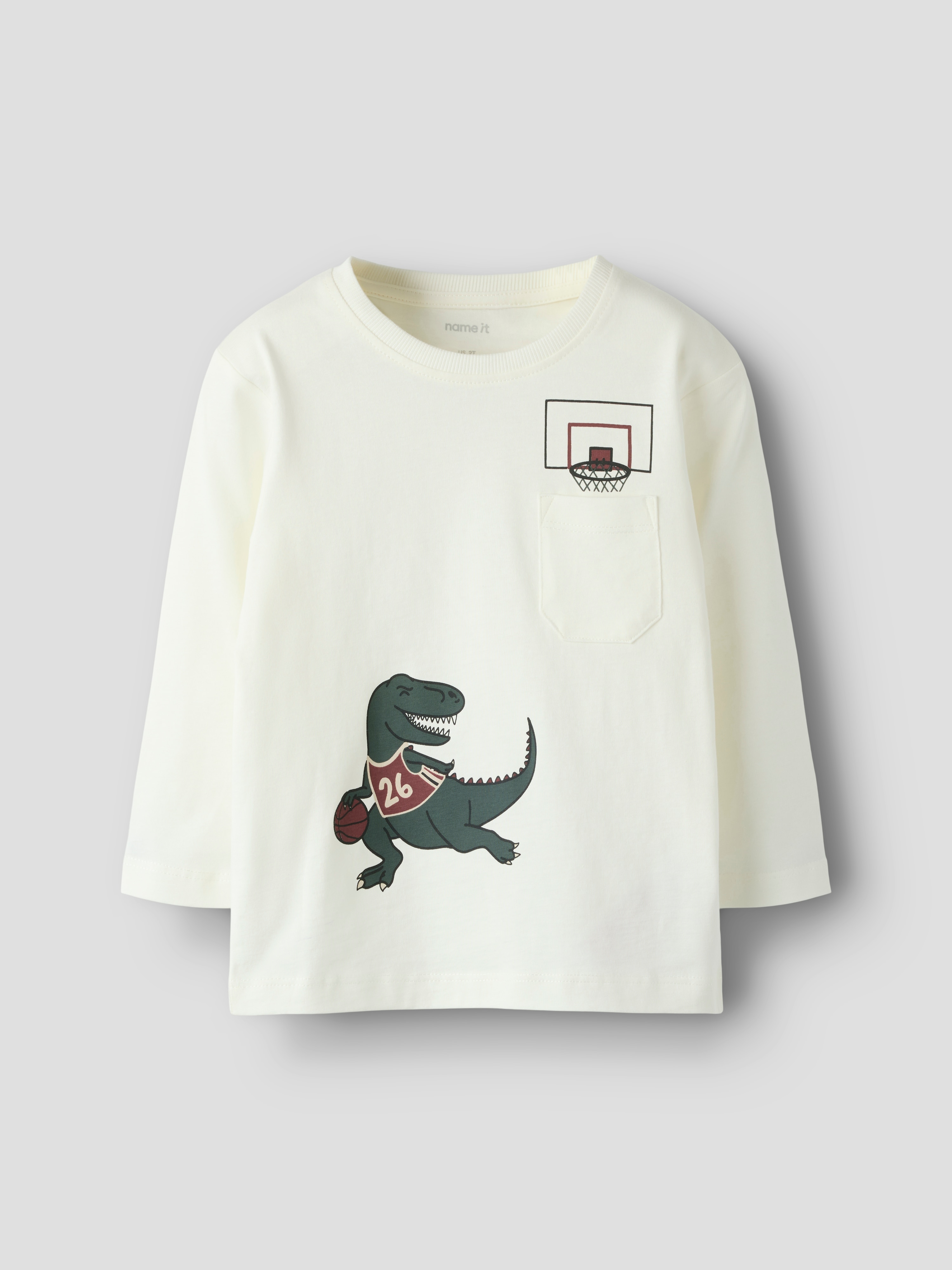 Camiseta de manga larga de niño - name it - Blanco Blanco-1